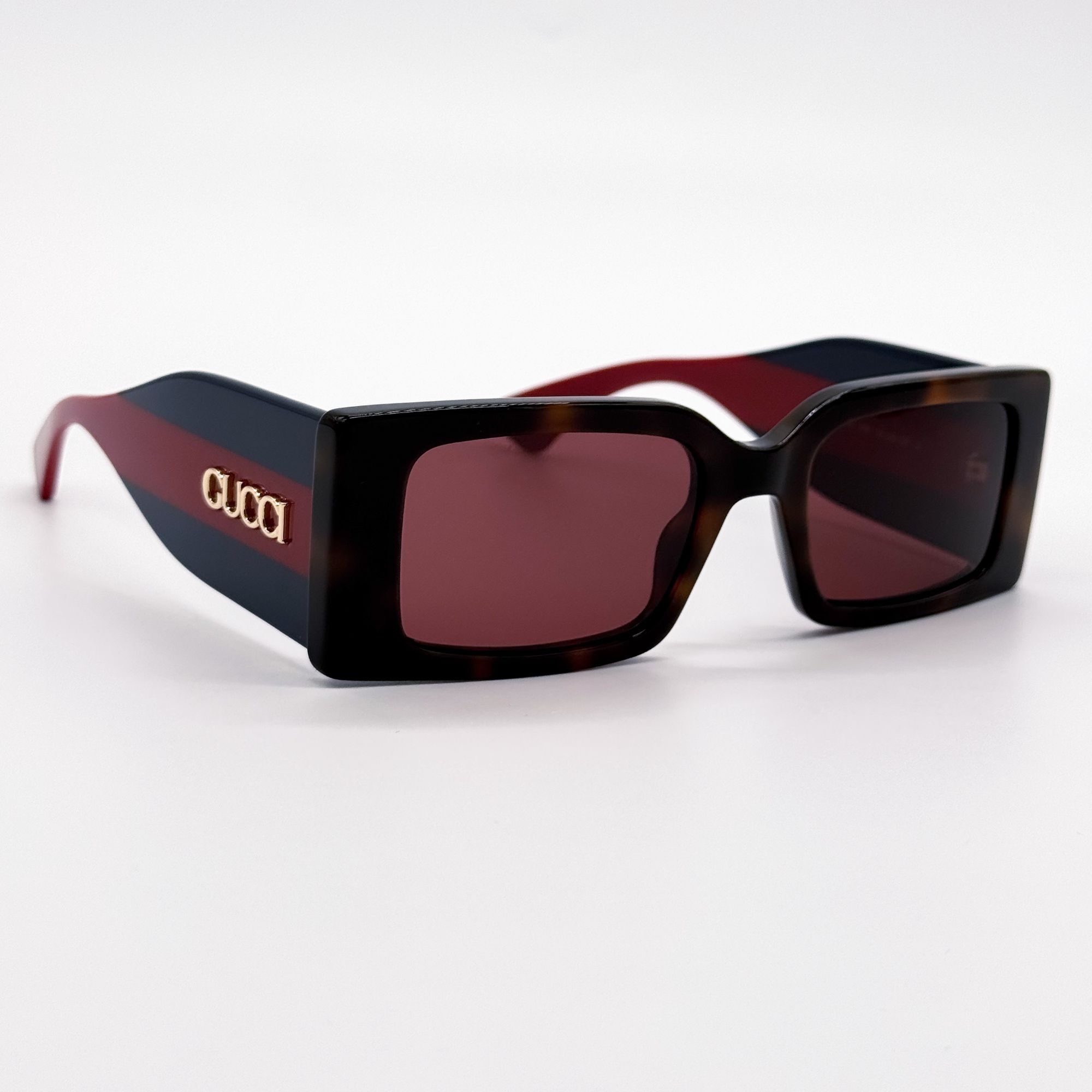 Gucci NEW GUCCI GG1860S 002 HAVANA BLUE RED UNISEX SUNGLASSES GUCC Size ONE SIZE - 6 Thumbnail