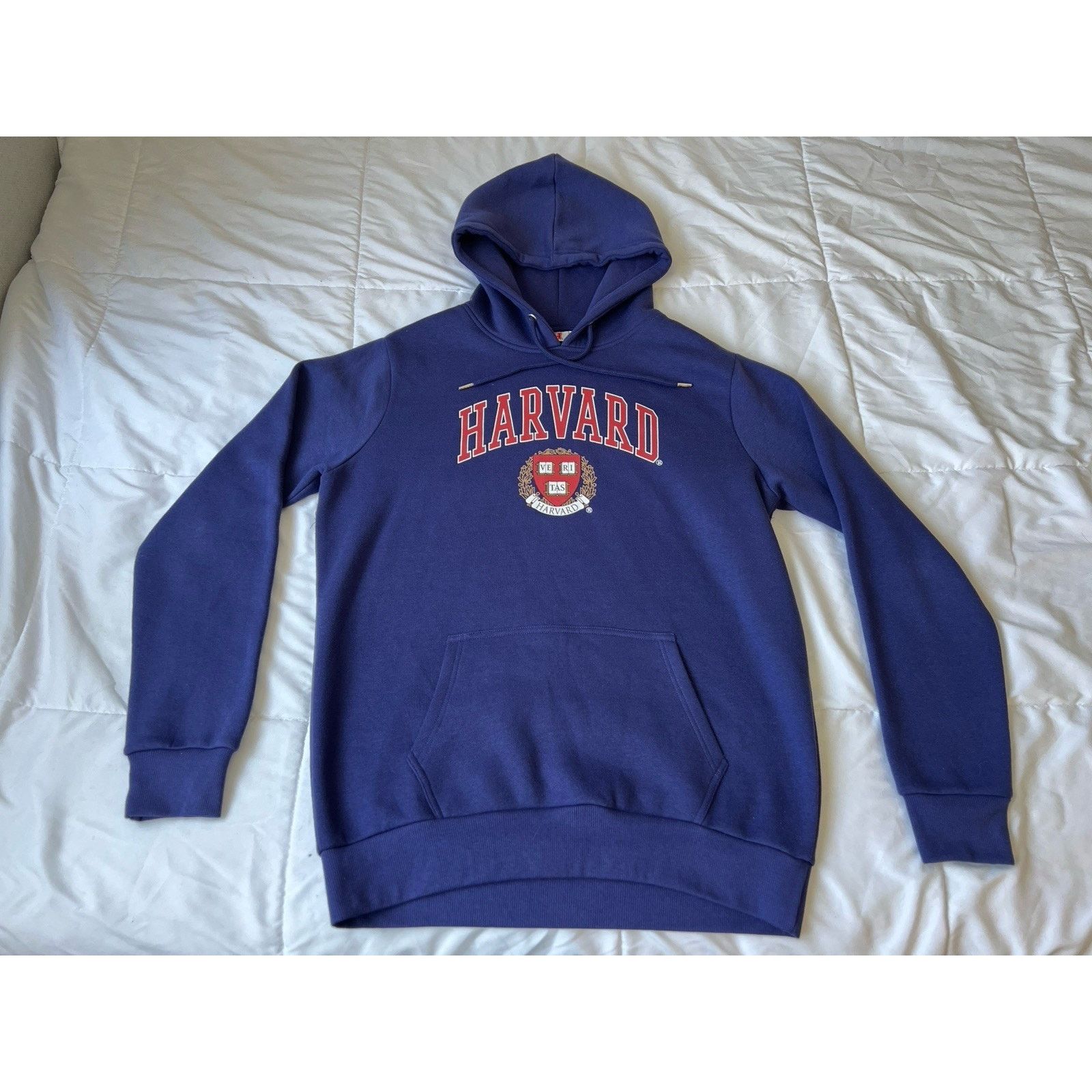Other Harvard Blue Hoodie Trademark Tag Large Cotton Polyester Size US L / EU 52-54 / 3 - 1 Thumbnail