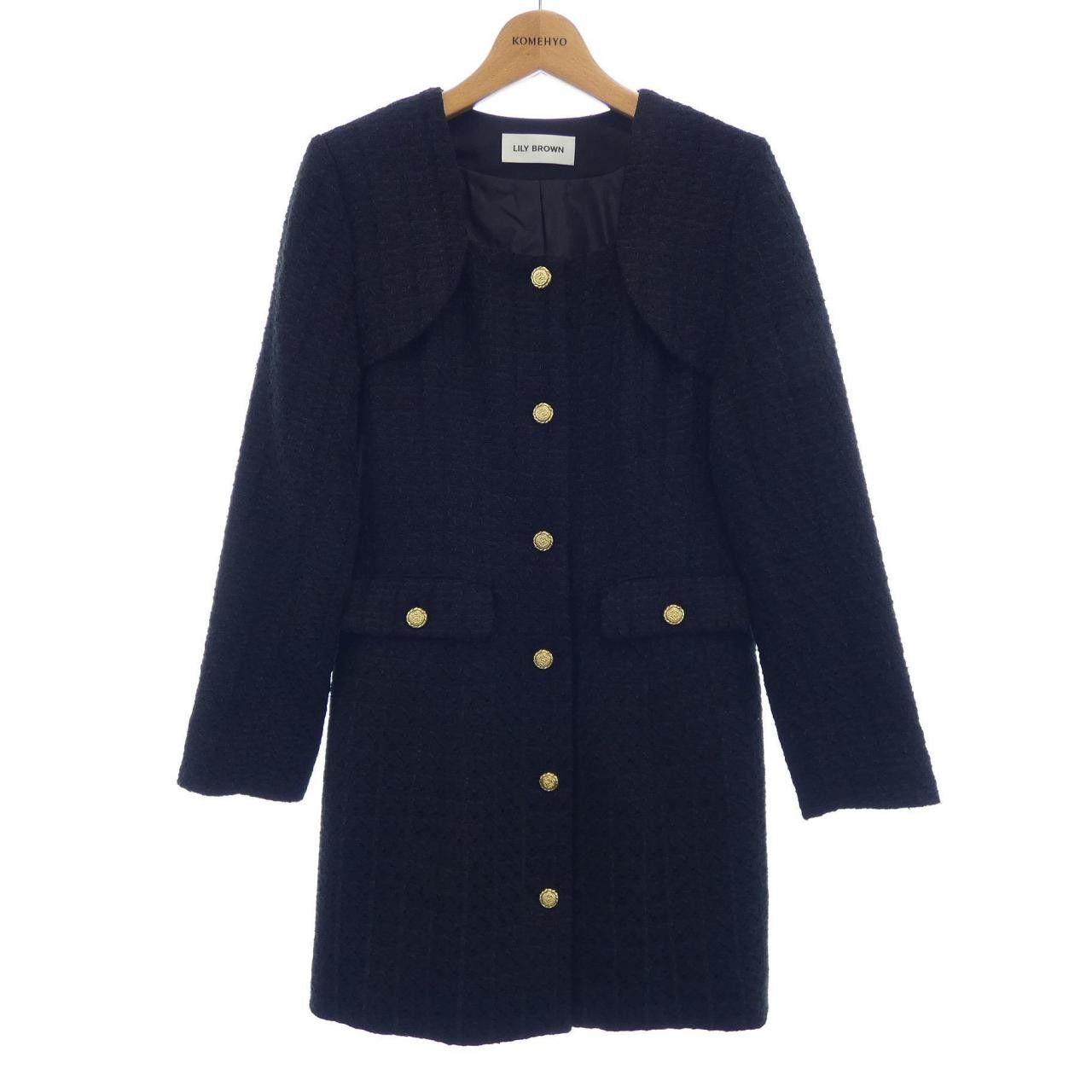 Other Lily Brown Coat Textile Outerwear DUTY FREE for USA