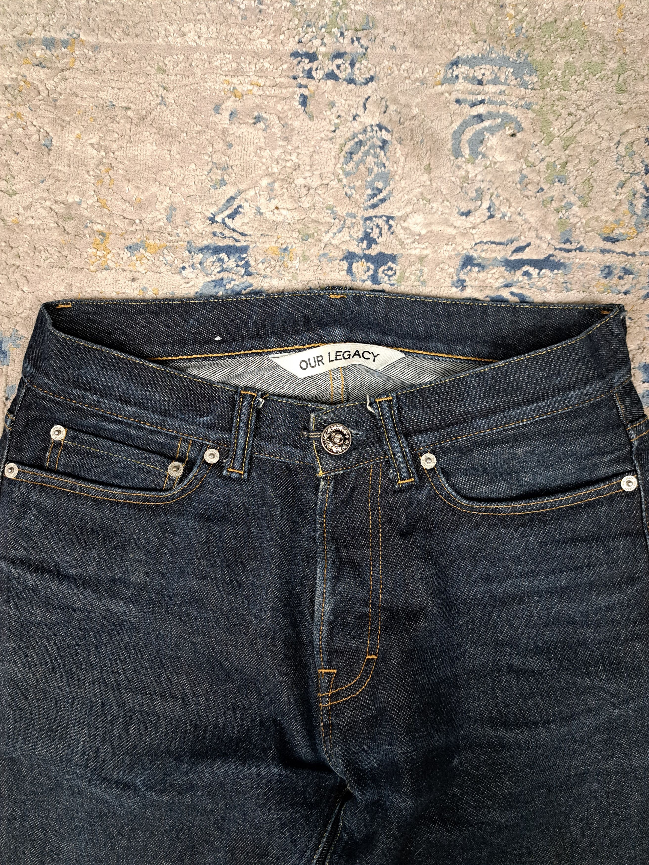 Our Legacy Our Legacy Zero Cut Raw Indigo Denim Size US 29 - 3 Thumbnail