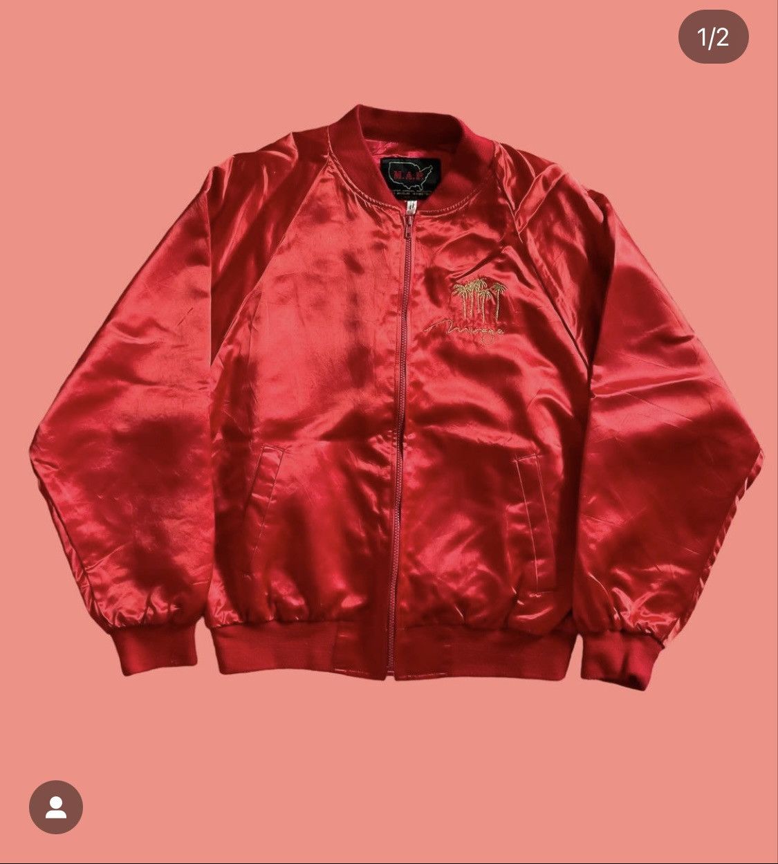 Other Very rare Mirage Hotel Las Vegas valet bomber Size US XL / EU 56 / 4 - 1 Thumbnail