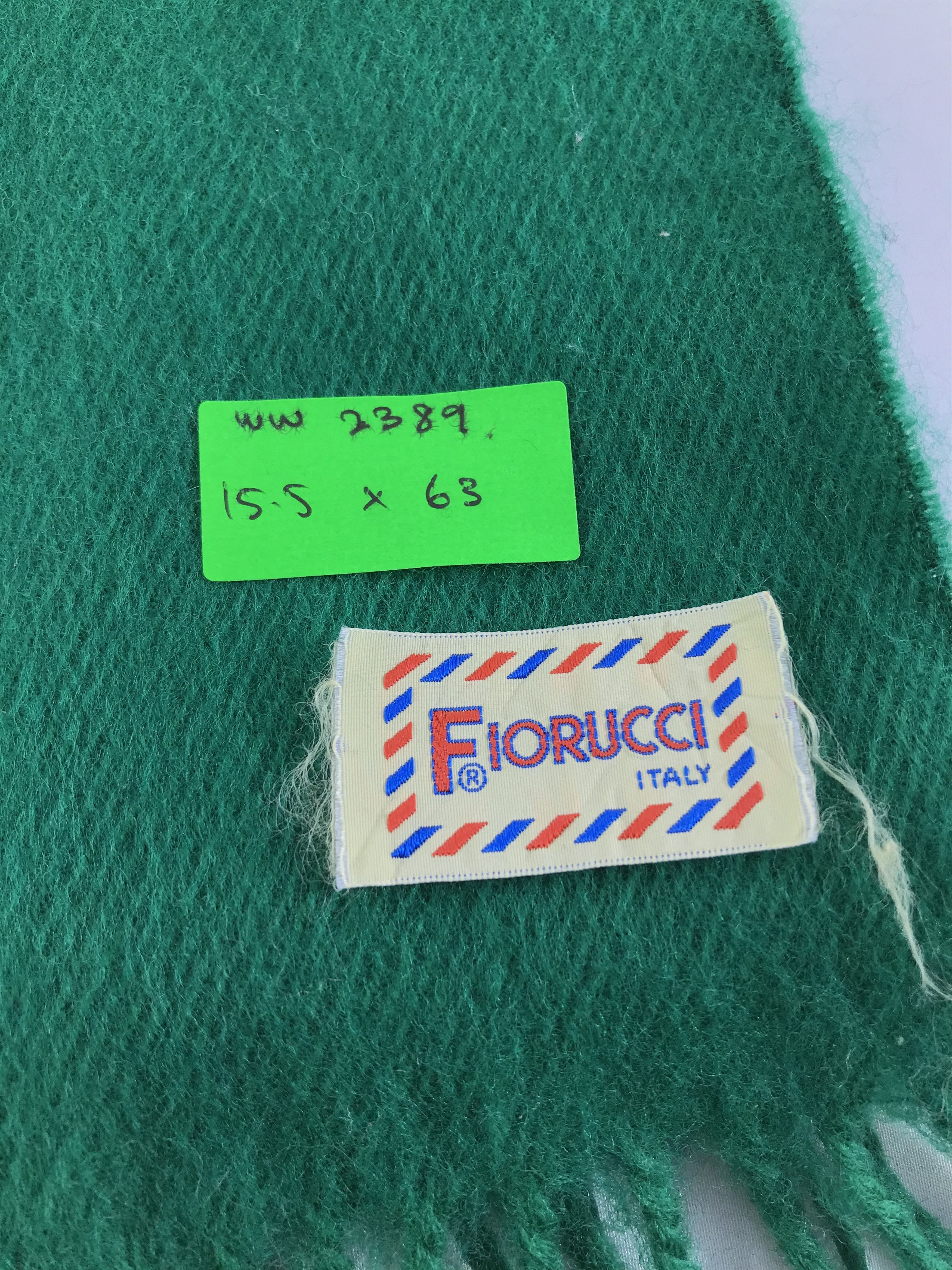 Fiorucci × Vintage Fiorucci Scarf / Muffler / Neckwear - WW2389 Size ONE SIZE - 4 Thumbnail