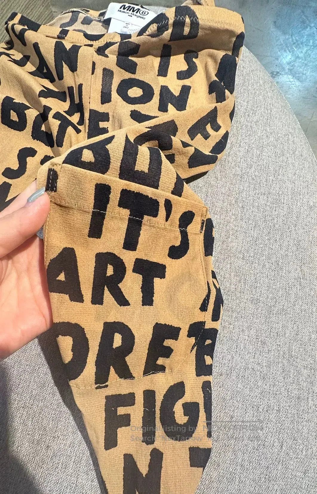 MM6 Maison Margiela MM6 Leopard Print Leggings. Size 24" / US 00 / IT 34 - 4 Thumbnail