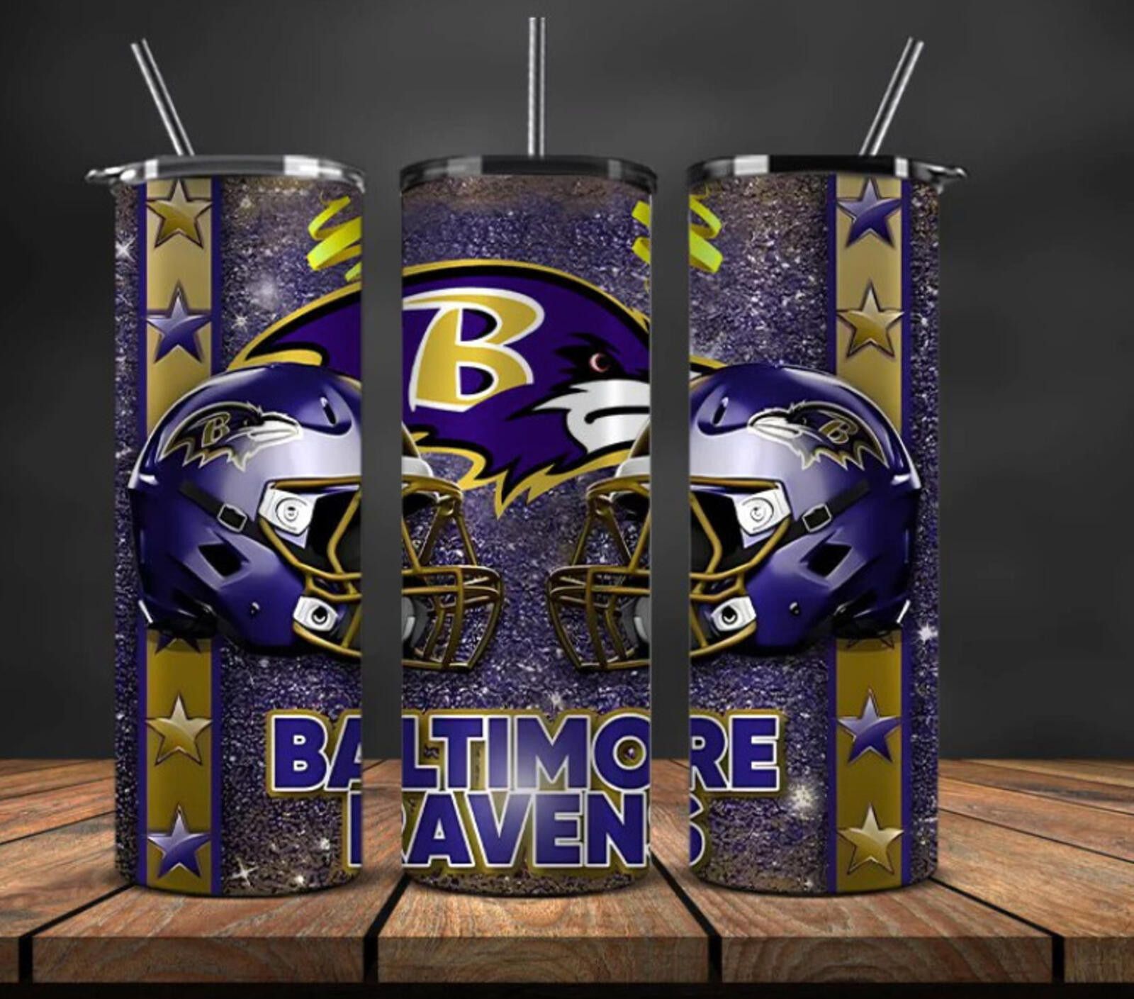 Other 20 oz Baltimore Ravens Stainless Steel NFL Tumbler Size ONE SIZE - 1 Thumbnail