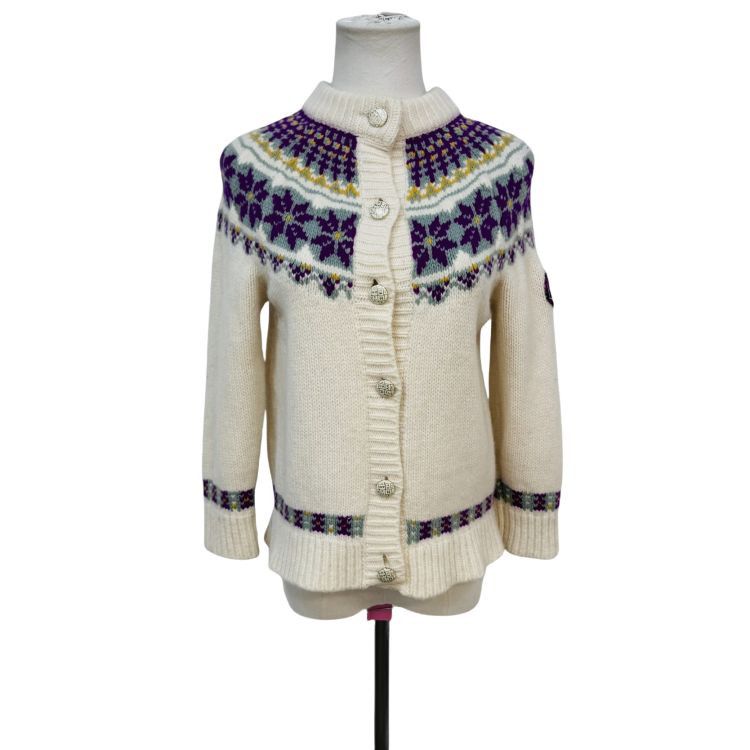 Chanel Chanel Fair Isle Wool Cardigan Size 38 Size S / US 4 / IT 40 - 1 Thumbnail