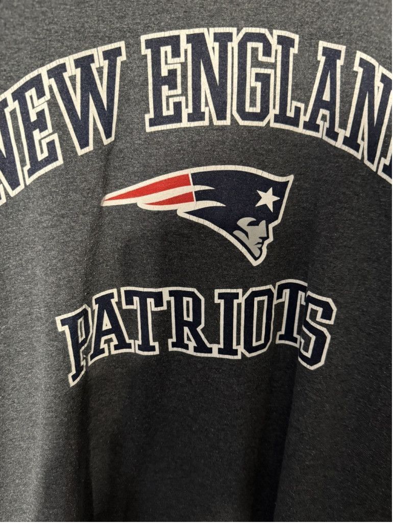 Majestic New England Patriots Long Sleeve T-Shirt Men XXL Gray Size US XXL / EU 58 / 5 - 4 Thumbnail