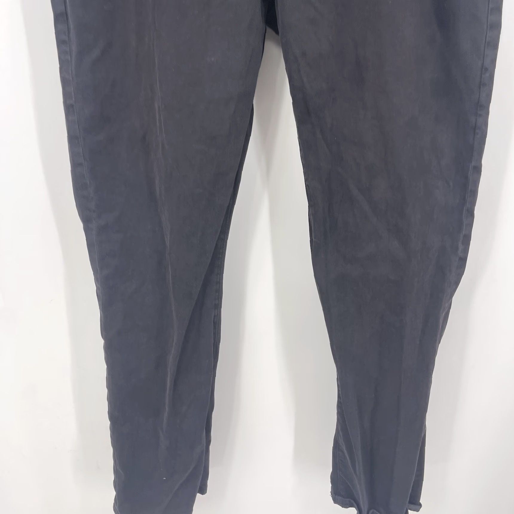 Vintage AG Adriano Goldschmied The Everett Slim Straight Pants Men 38X32 Black Chino Casual Pant Slim Front Straight 38 Mens Size US 38 / EU 54 - 3 Thumbnail