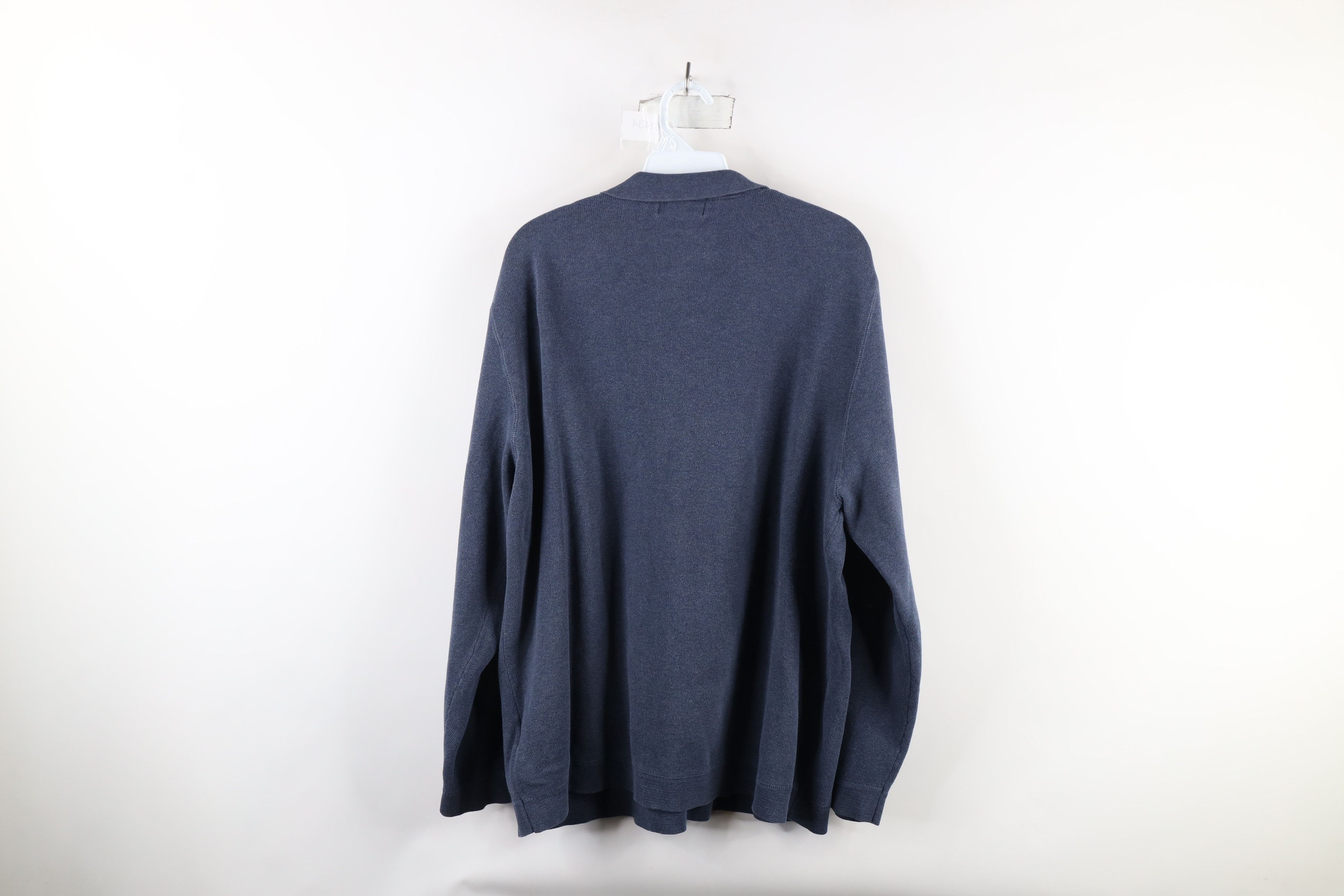 Eddie Bauer × Vintage Vintage Eddie Bauer Cotton Thermal Knit Collared Polo Size US XL / EU 56 / 4 - 6 Thumbnail
