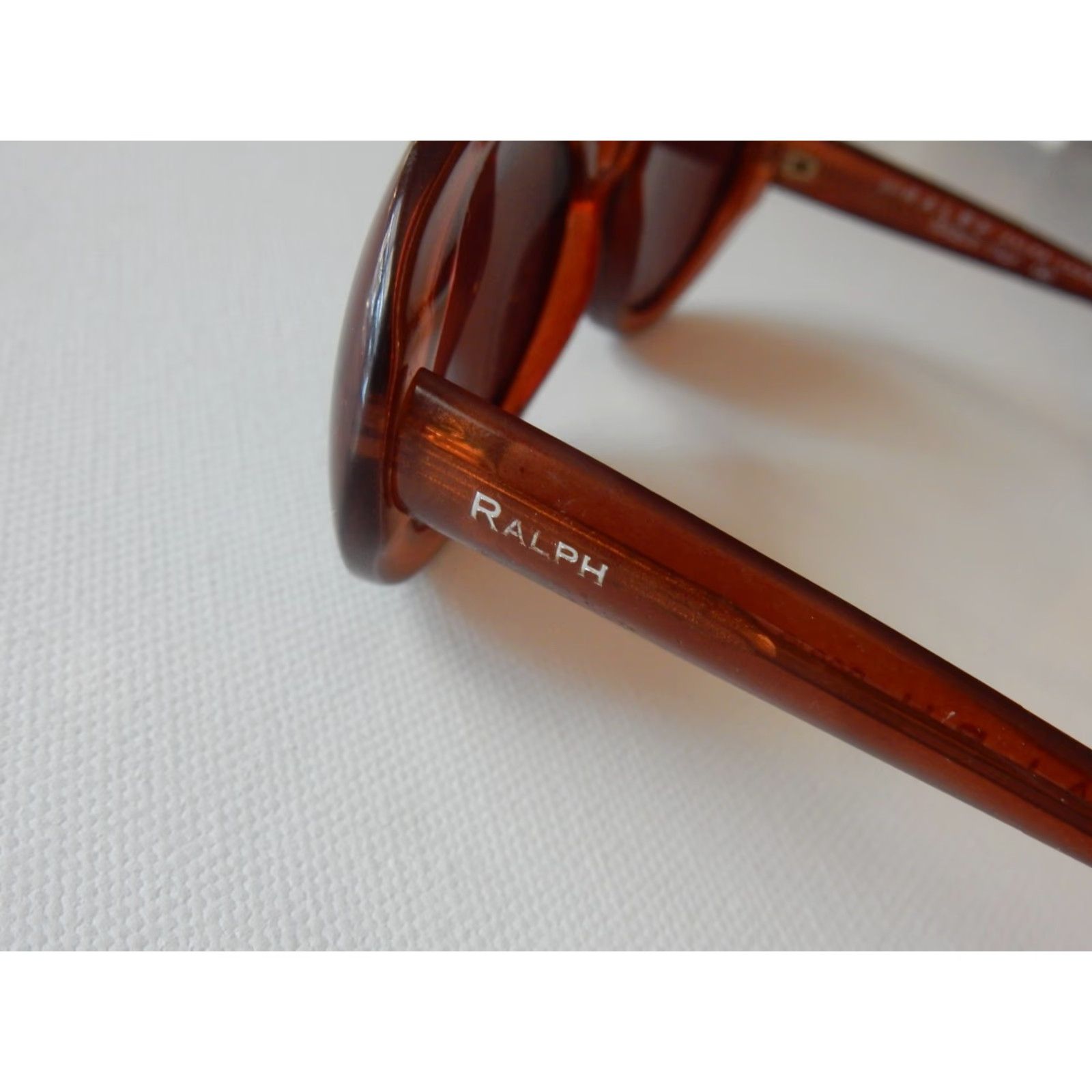 Ralph Lauren VINTAGE Ralph Lauren Sunglasses FRAMES ONLY Women Brown 52[]19 140 908/S 7HX Mens Womens Size ONE SIZE - 4 Thumbnail