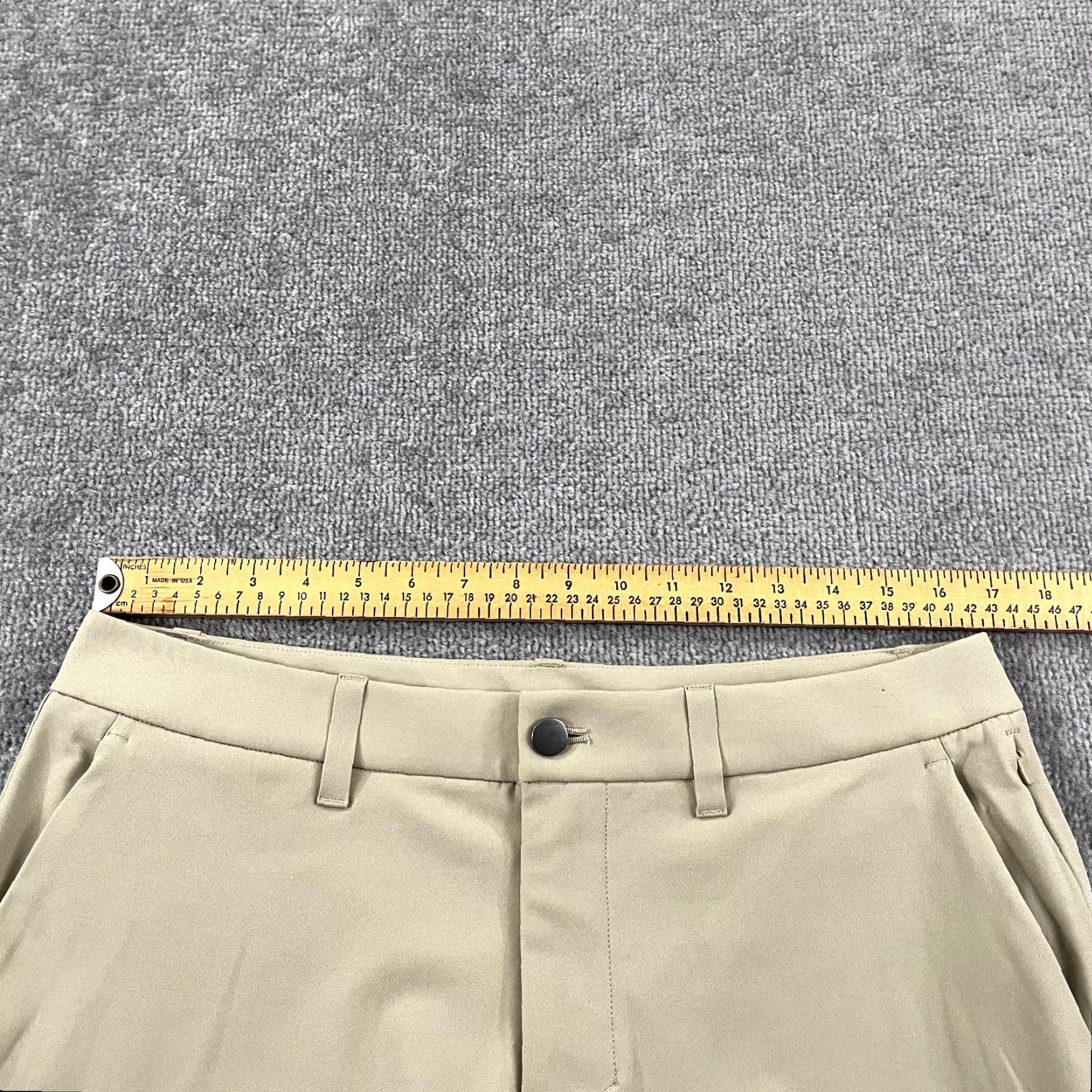 Lululemon LULULEMON Pants Mens 33 x 26.5" Short ABC Classic 5-Pocket Travel Lifestyle Golf Size US 33 - 4 Thumbnail
