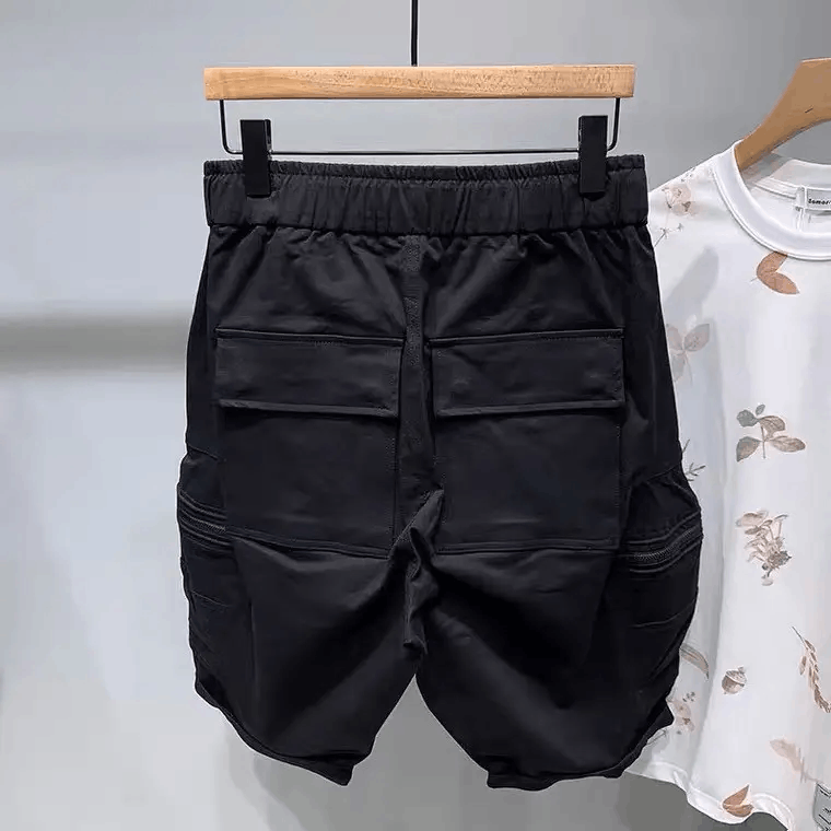 Japanese Brand × Vintage Modish Black Tactical Cargo Short Pants Shorts Size US 30 / EU 46 - 2 Thumbnail
