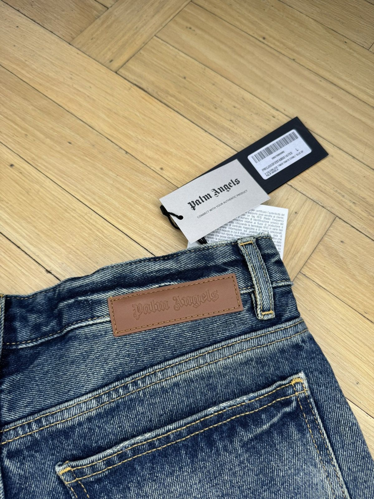 Palm Angels PALM ANGELS PATCHED LETTERS JEANS Size US 30 / EU 46 - 11 Thumbnail