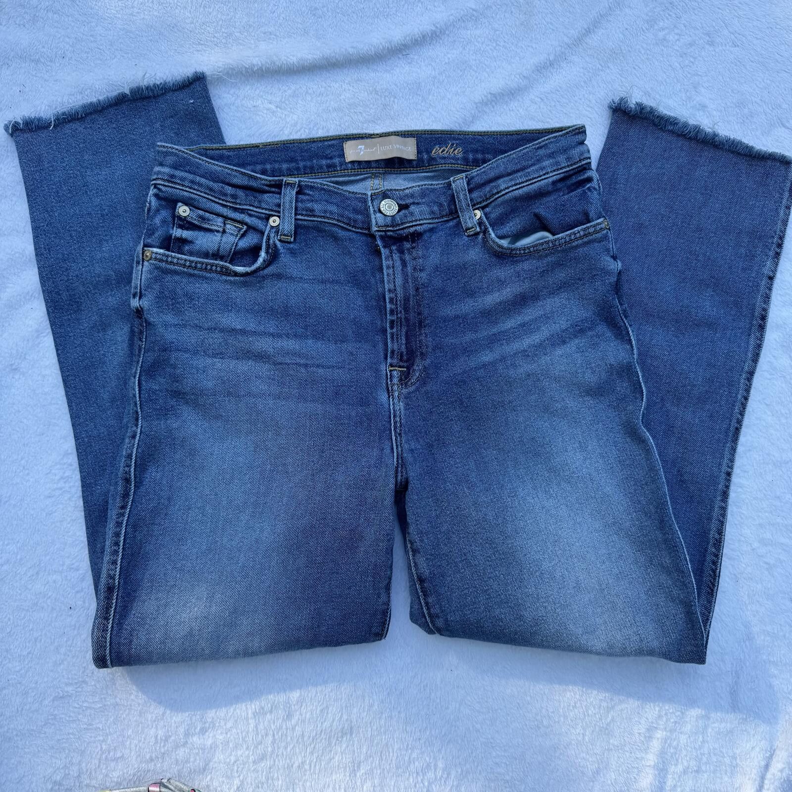 7 For All Mankind 7 For All Mankind "Edie" Luxe Size 31 Size 31" - 2 Thumbnail