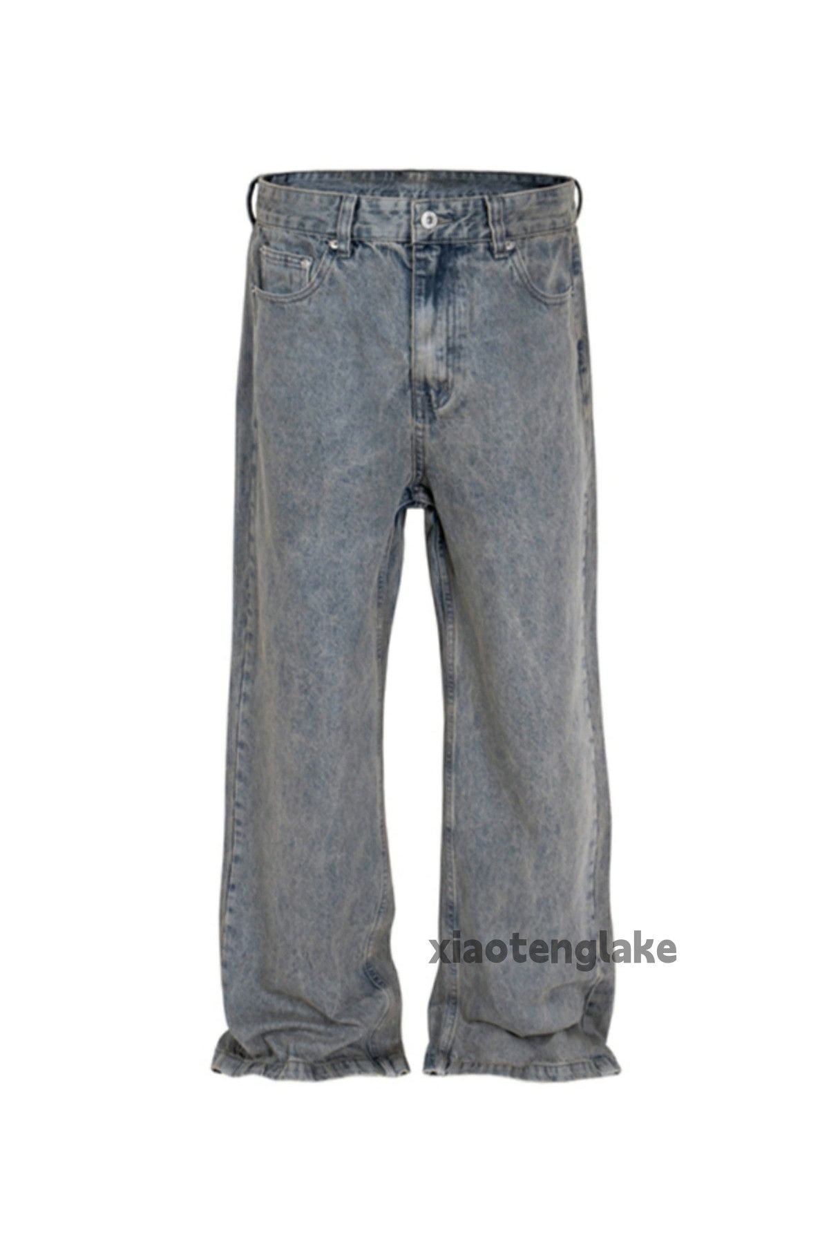 Jean × Vintage washed faded stain loose baggy skate hiphop jeans Size US 36 / EU 52 - 6 Thumbnail