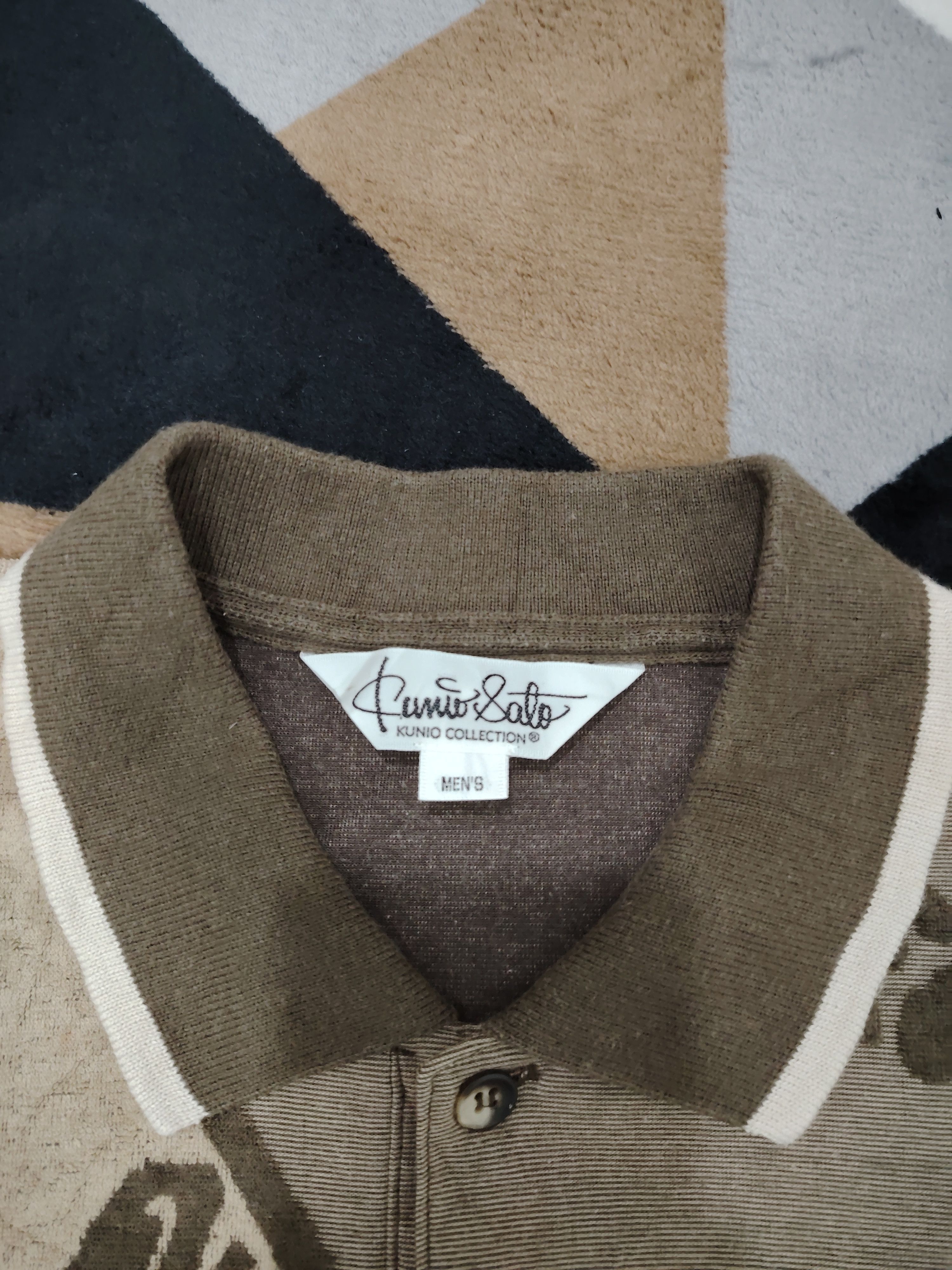 Designer × Japanese Brand RARE! VTG KUNIO SATO COLLECTION FLEECE T SHIRT Size US XL / EU 56 / 4 - 3 Thumbnail