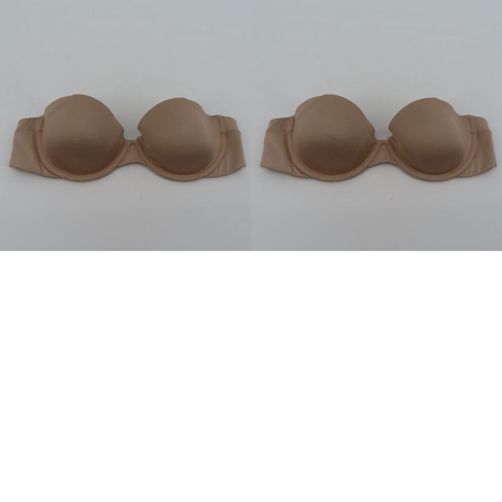 Vintage Maidenform Strapless Push Up Bra 34A 15763 Beige Underwire Padded Women Size ONE SIZE - 9 Thumbnail