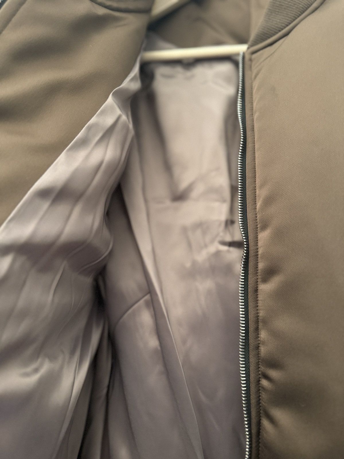 Vuja De Max Satin Pillow Bomber Jacket | Grailed