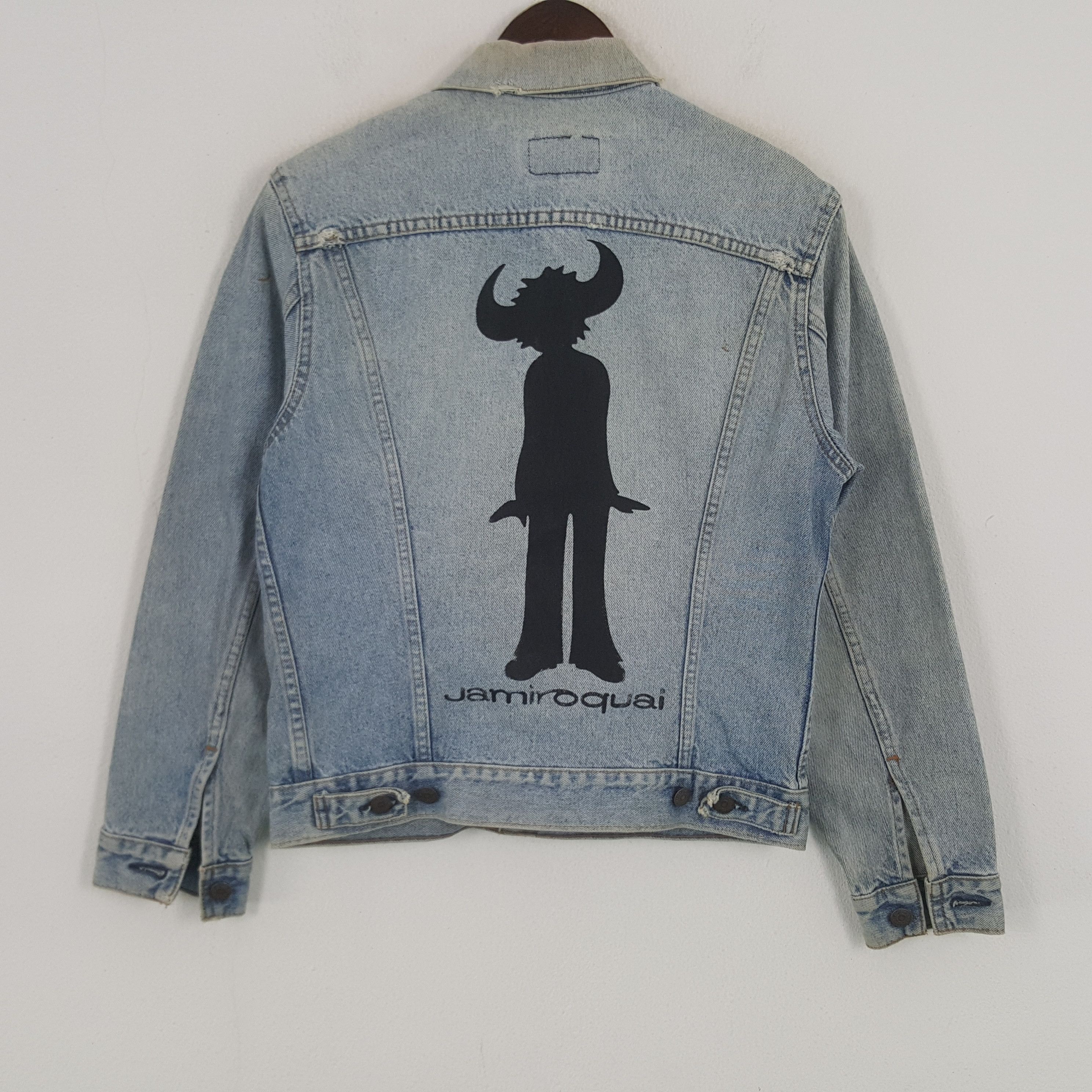 Levi's × Vintage Vintage Levis X Custom Jamiroquai Denim Jacket Size US S / EU 44-46 / 1 - 1 Thumbnail