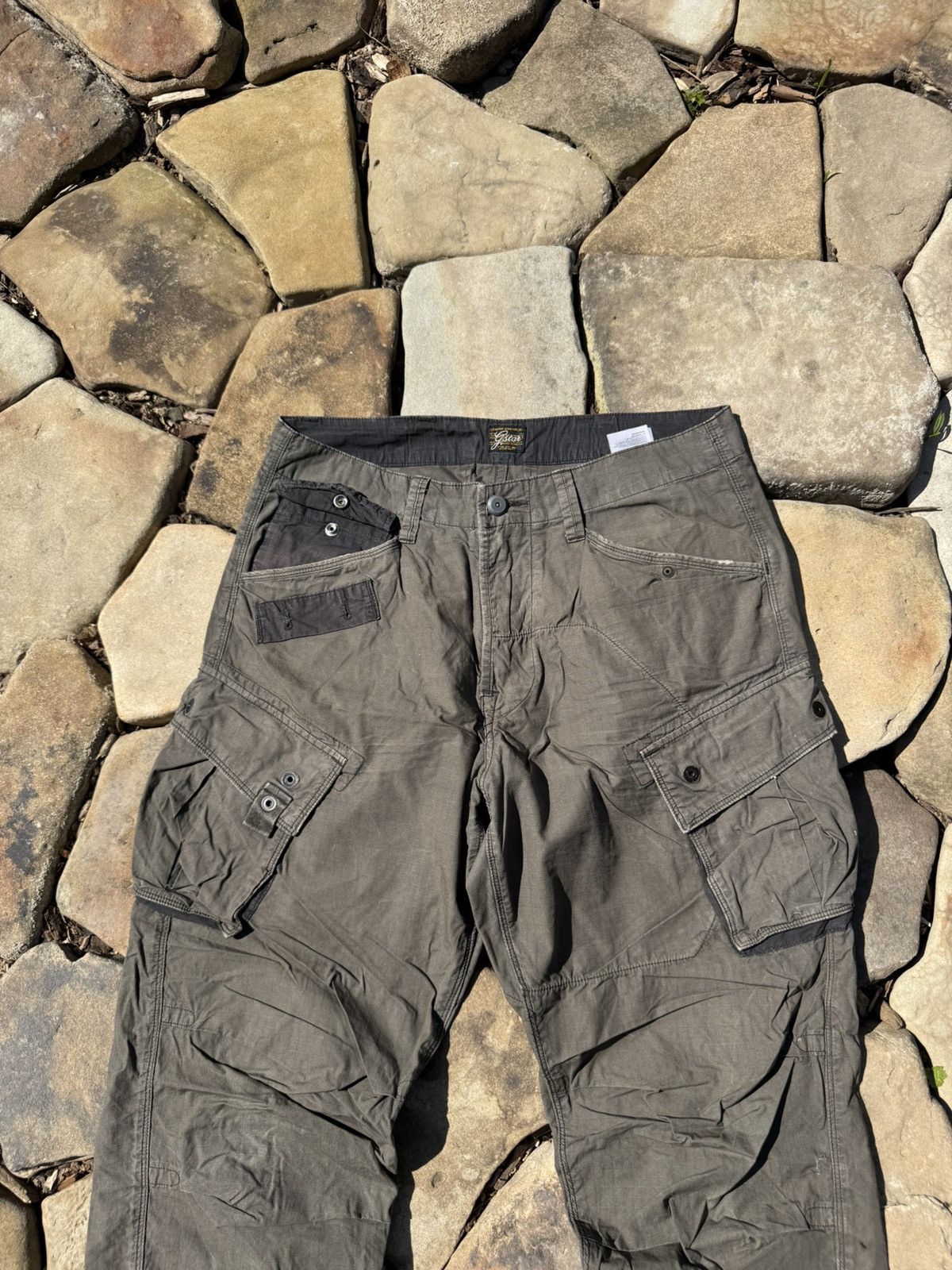 G-Star Vintage G-Star Raw Y2k Cargo Pants Size US 31 - 5 Thumbnail