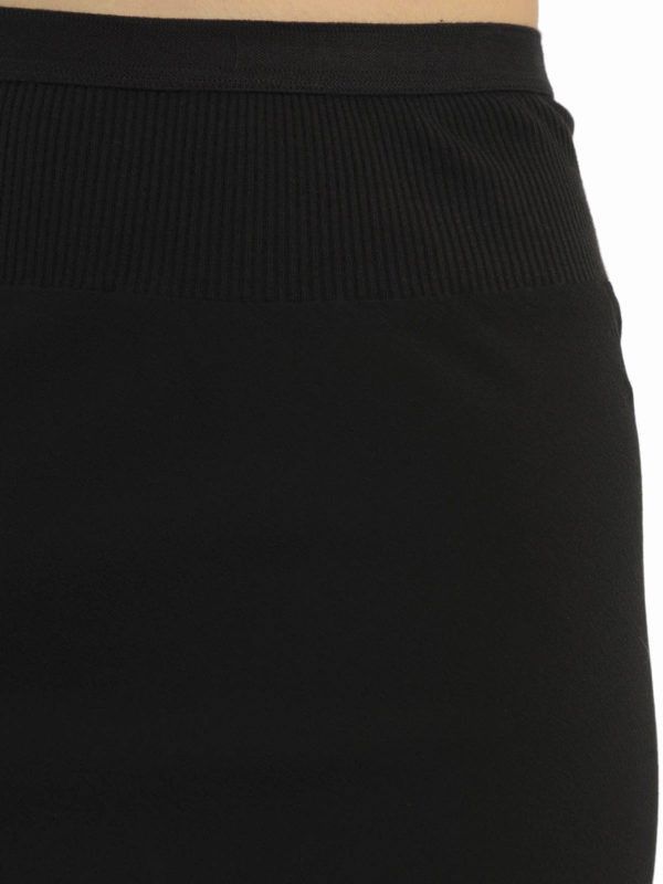 Rick Owens o1y0126 Midi Skirt in Black Size 27" / US 4 / IT 40 - 4 Thumbnail