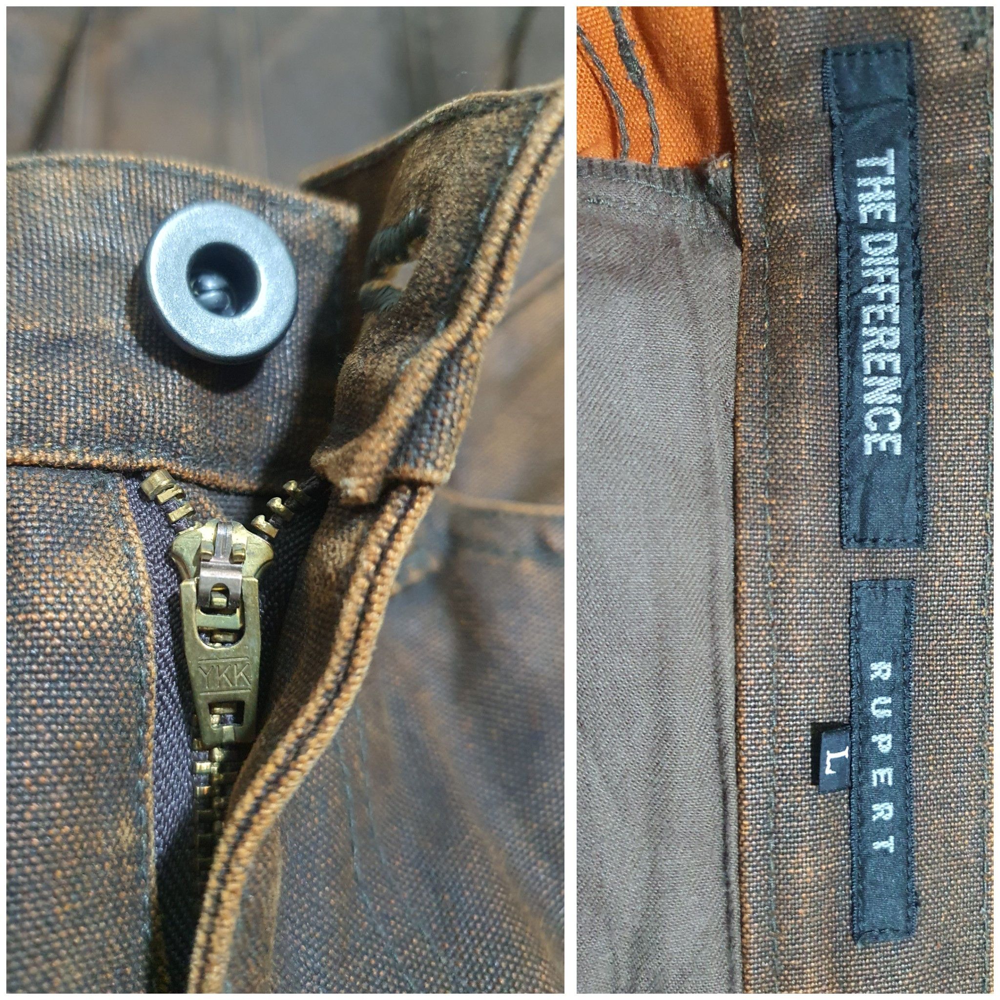 Japanese Brand THE DIFFERENT 30”/39.5” RARE DESIGN WAX JEANS Size US 30 / EU 46 - 7 Thumbnail