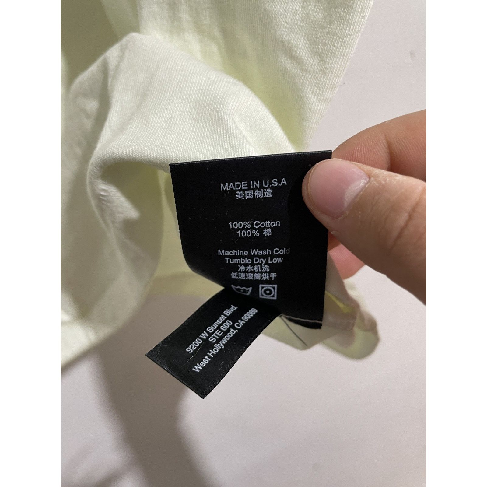 Rhude RHUDE LOGO EMBROIDERED NEON YELLOW TEE SIZE XL PREOWNED Size US XL / EU 56 / 4 - 5 Thumbnail