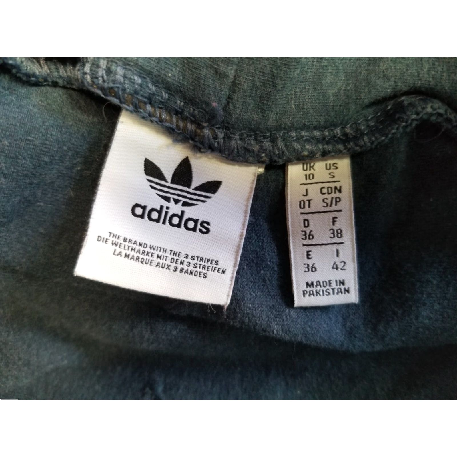 Adidas Adidas Sweatpants Womens Size S Blue Regular Fit Pants Tapered Inseam 28 in Casual Gym Running Activewear Size 28" / US 6 / IT 42 - 6 Thumbnail
