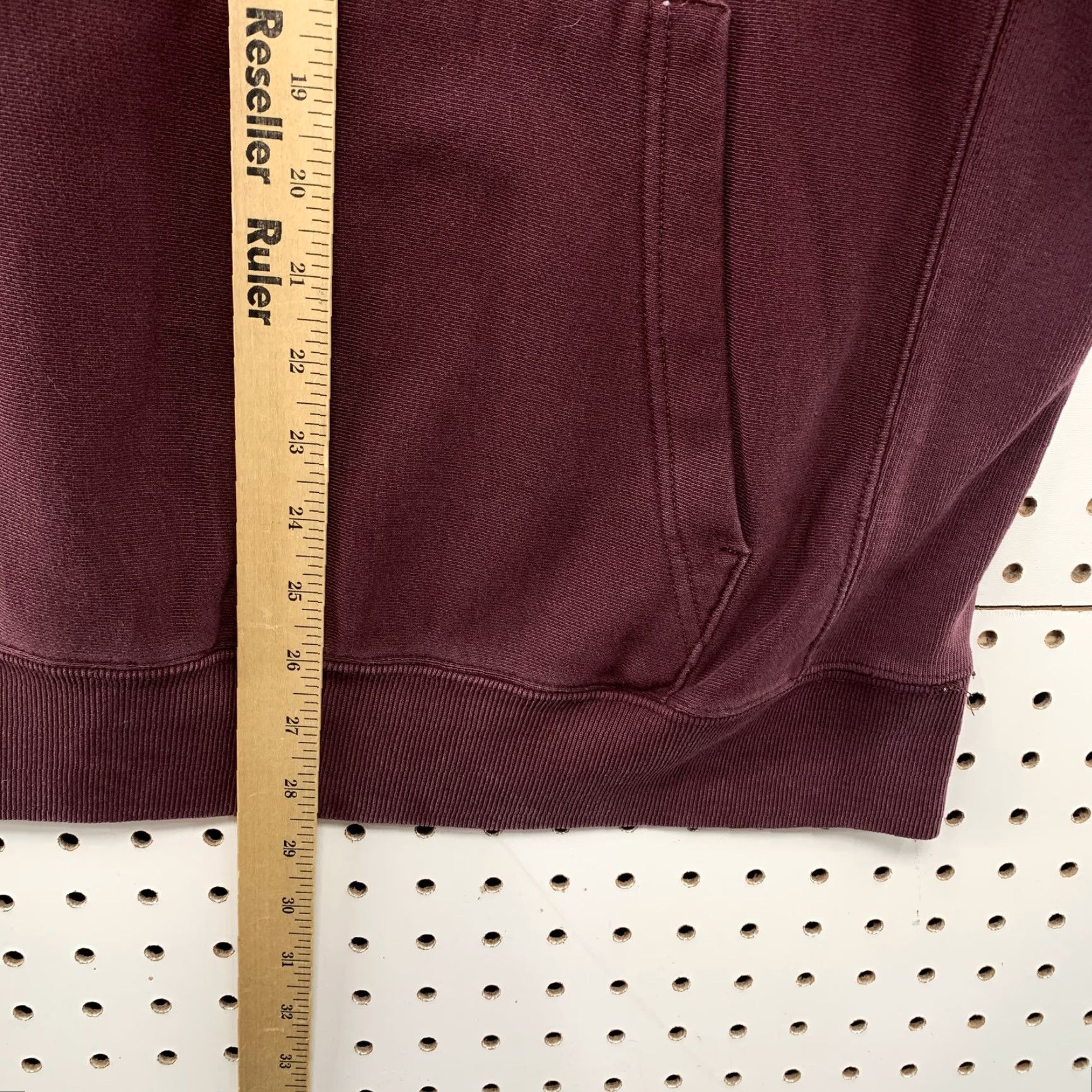 Gap VINTAGE GAP Mens Hoodie Sweatshirt Maroon M Pullover Embroidered Spellout Arch Hooded Sweatshirt Mens Size US M / EU 48-50 / 2 - 6 Thumbnail