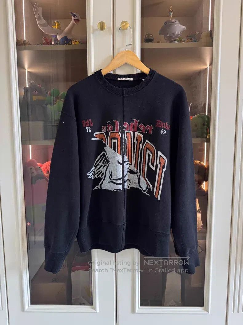 Our Legacy Our Legacy Patchwork Washed Round Neck Sweatshirt Size US M / EU 48-50 / 2 - 1 Thumbnail