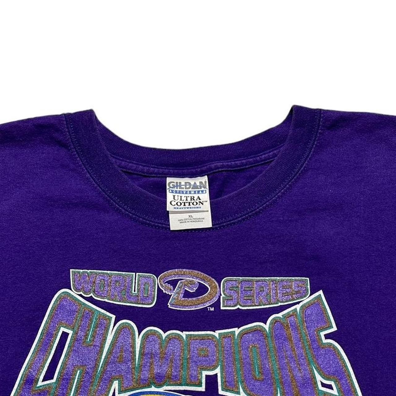 Gildan × MLB × Vintage Y2K Arizona Diamondbacks World Series Champions 2001 T-Shirt Size US XL / EU 56 / 4 - 4 Thumbnail