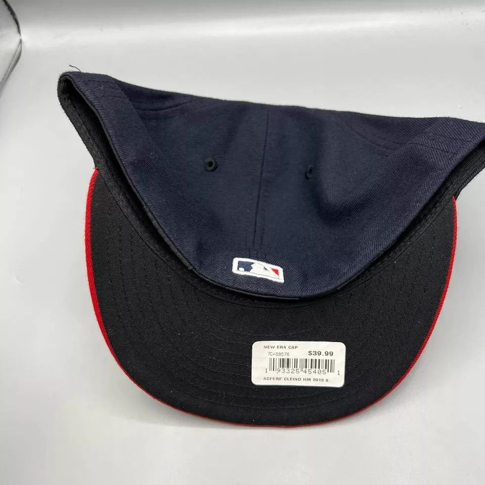 New Era Cleveland Indians Guardians Hat Men 8 Fitted Cap New Size ONE SIZE - 8 Thumbnail