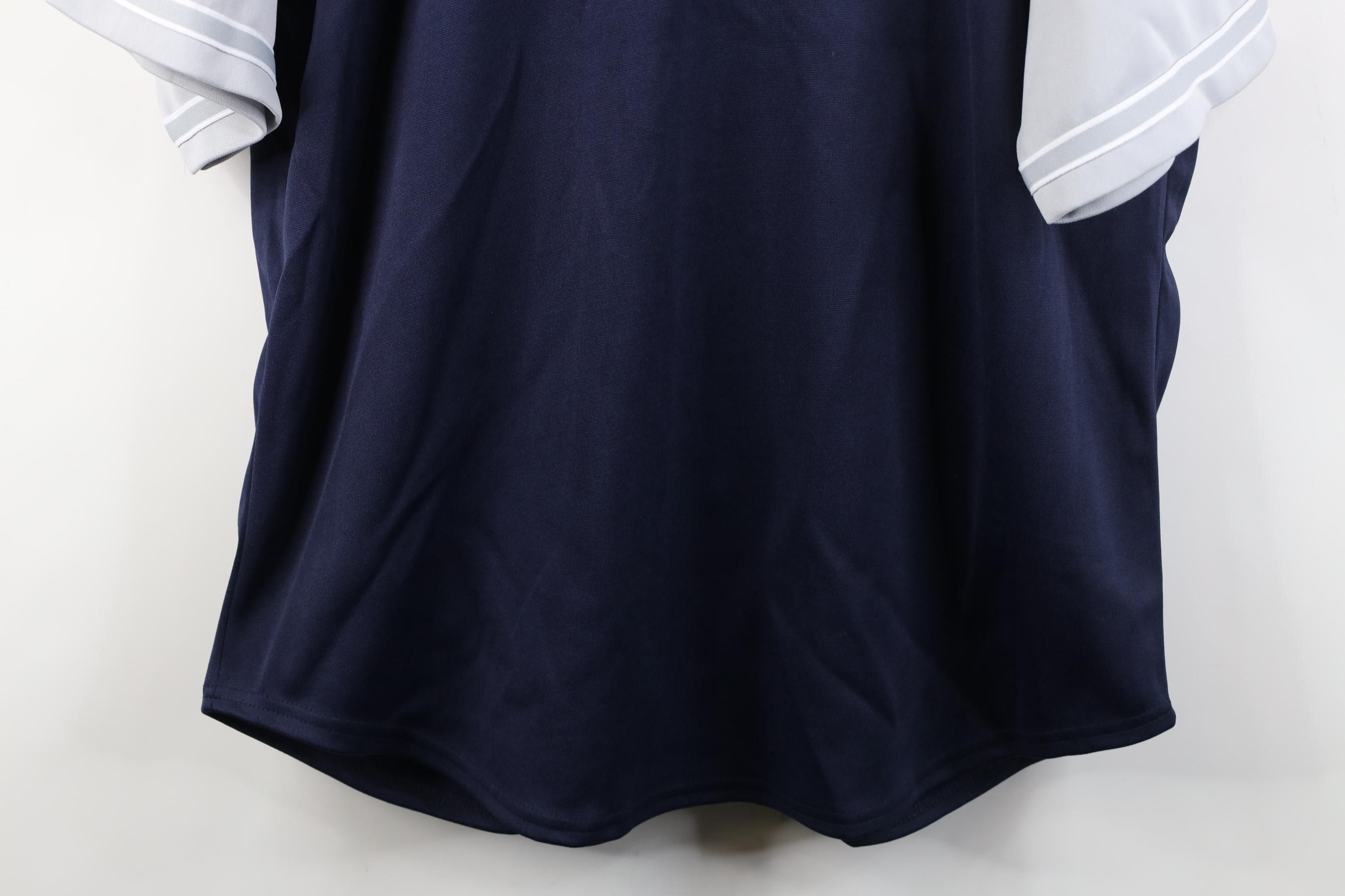 Vintage Deadstock Vintage 90s Y2K Tigers Baseball Jersey Navy Size US M / EU 48-50 / 2 - 18 Thumbnail