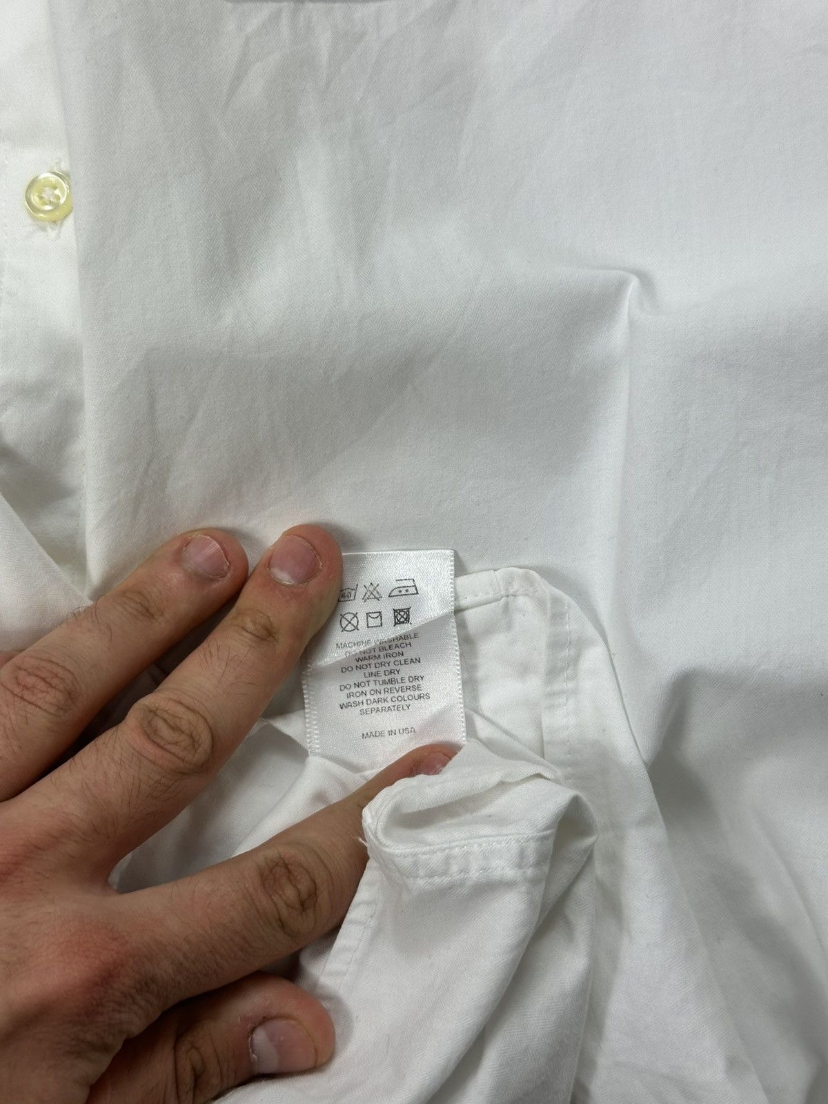 Burberry Burberry London Dress Shirt Made In USA Size US L / EU 52-54 / 3 - 10 Thumbnail