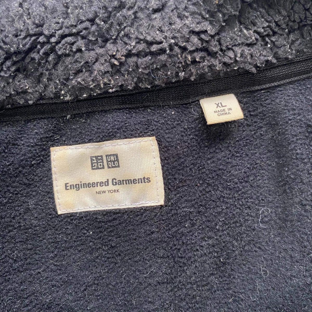 Engineered Garments × Uniqlo Engineered Garments x Uniqlo Black Patchwork Fleece Tech Size US XL / EU 56 / 4 - 5 Thumbnail