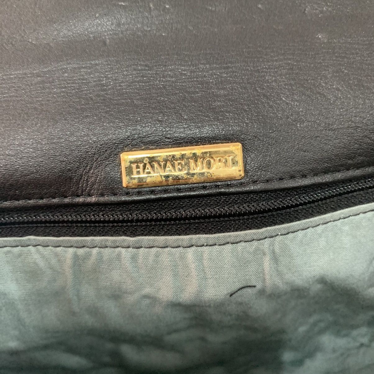Hanae Mori 🔥‼️FAST SALE‼️🔥Authentic Hanae Mori Leather Chain Shoulder Bag Size ONE SIZE - 11 Thumbnail