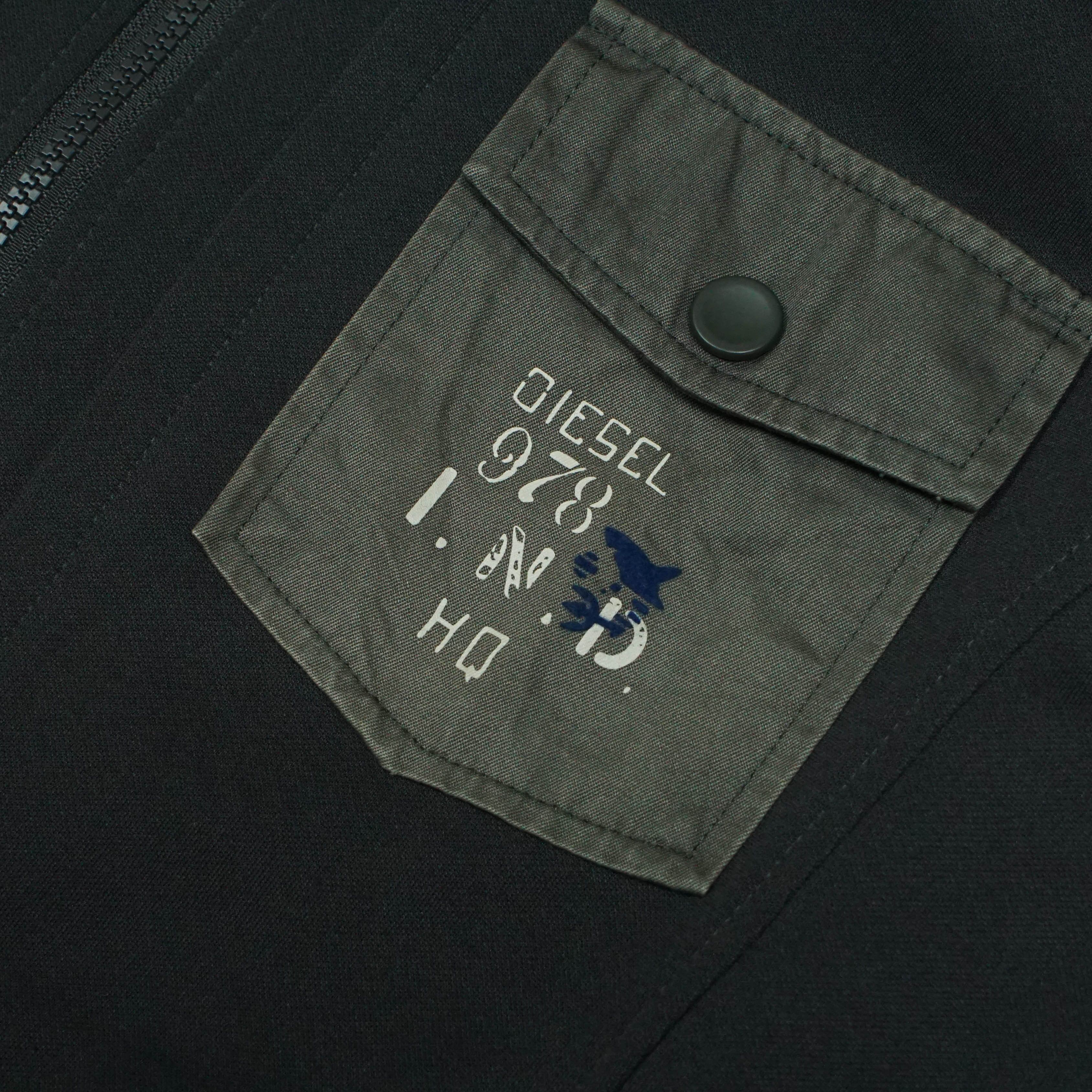 Diesel *NoTariff Diesel Military Zip Up Jacket Size US XL / EU 56 / 4 - 5 Thumbnail