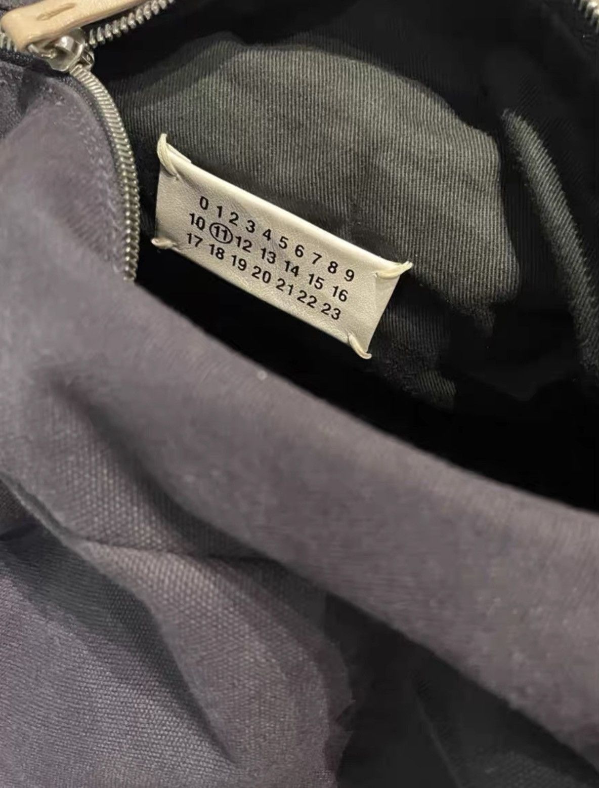 Maison Margiela Blue Canvas Shoulder Bag with Leather Straps Size ONE SIZE - 4 Thumbnail