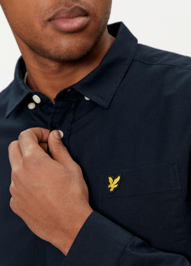Lyle & Scott LYLE & SCOTT REGULAR FIT LIGHT WEIGHT OXFORD SHIRT -S Size US S / EU 44-46 / 1 - 3 Thumbnail
