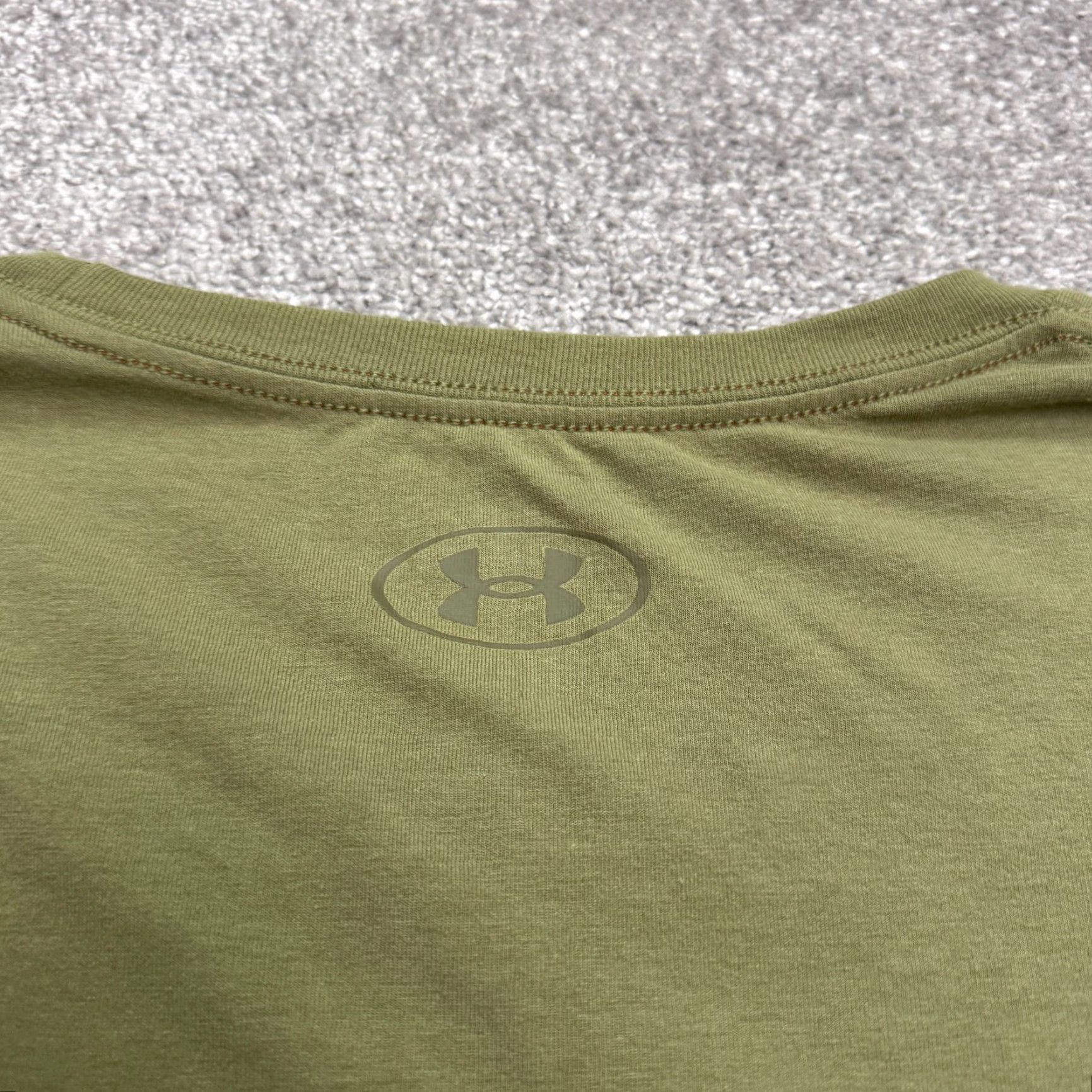 Under Armour Under Armour Freedom T-Shirt Men 3XL Olive Green United By Land Tee Shirt Crew Neck Lightweight Breathable Solid Logo Classic Outdoor Mens Size US XXL / EU 58 / 5 - 4 Thumbnail