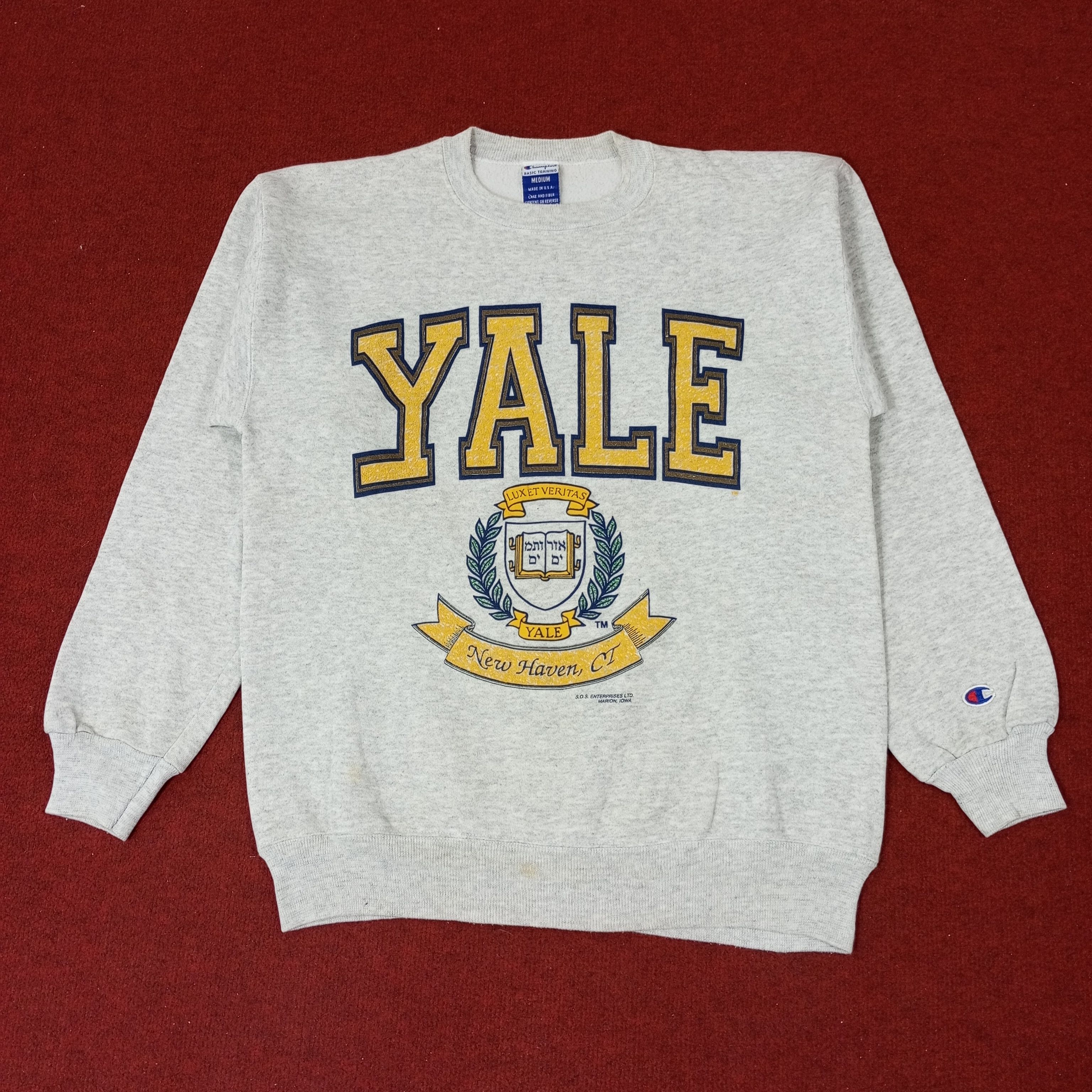 Champion × Vintage Yale University Style Champion Sweatshirt Size US M / EU 48-50 / 2 - 1 Thumbnail