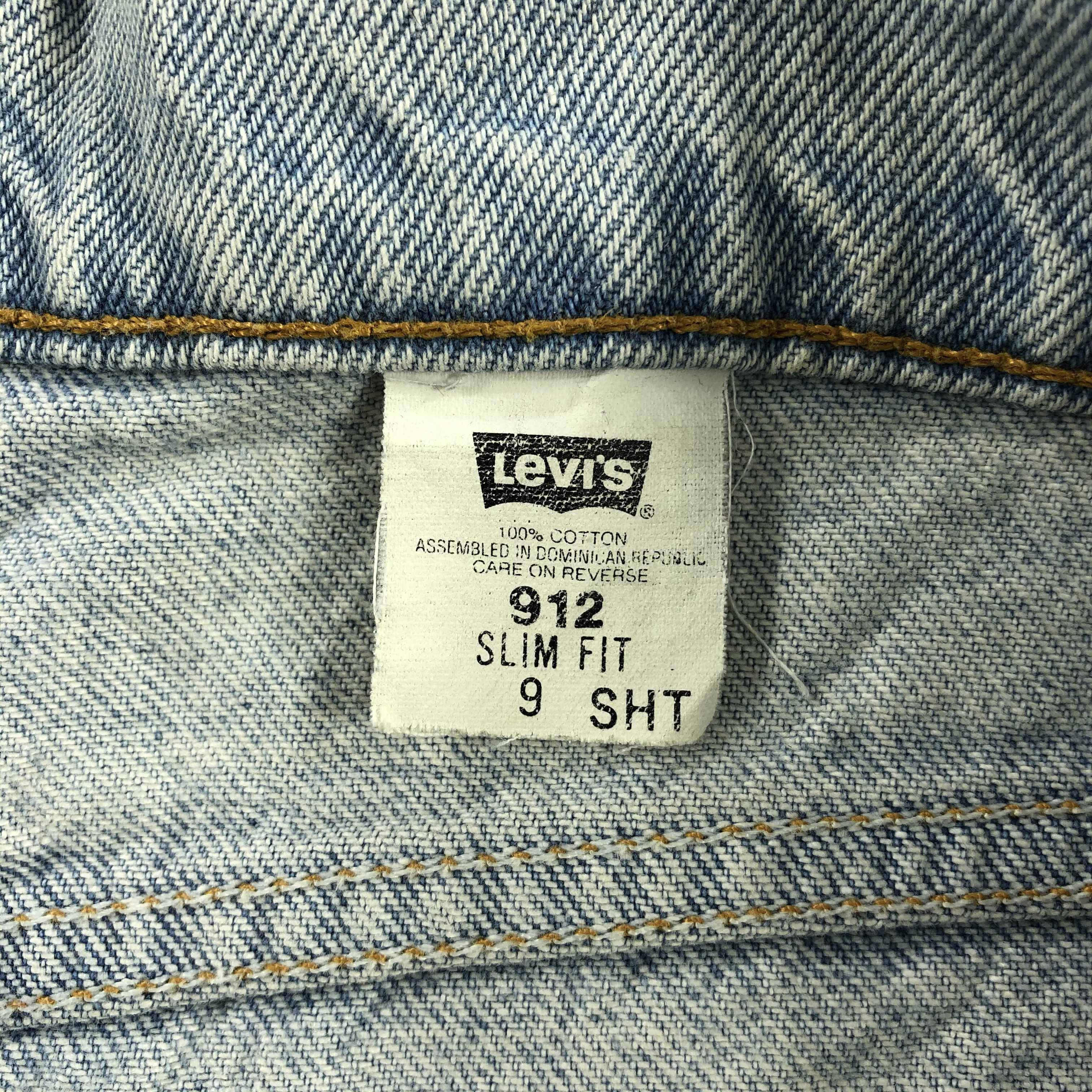 Levi's × Vintage Vintage 90s Light Wash Levis 912 Jeans-J1691 Size US 27 - 10 Thumbnail