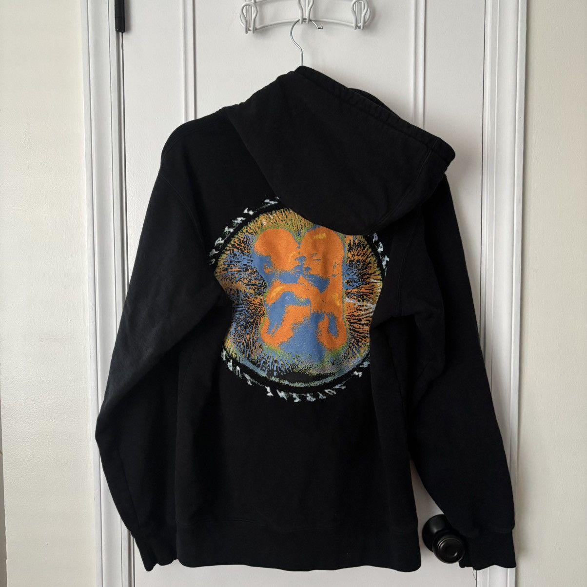 Supreme Size XL-Supreme Embryo Hooded Sweatshirt Black Gently Worn Size US L / EU 52-54 / 3 - 8 Thumbnail