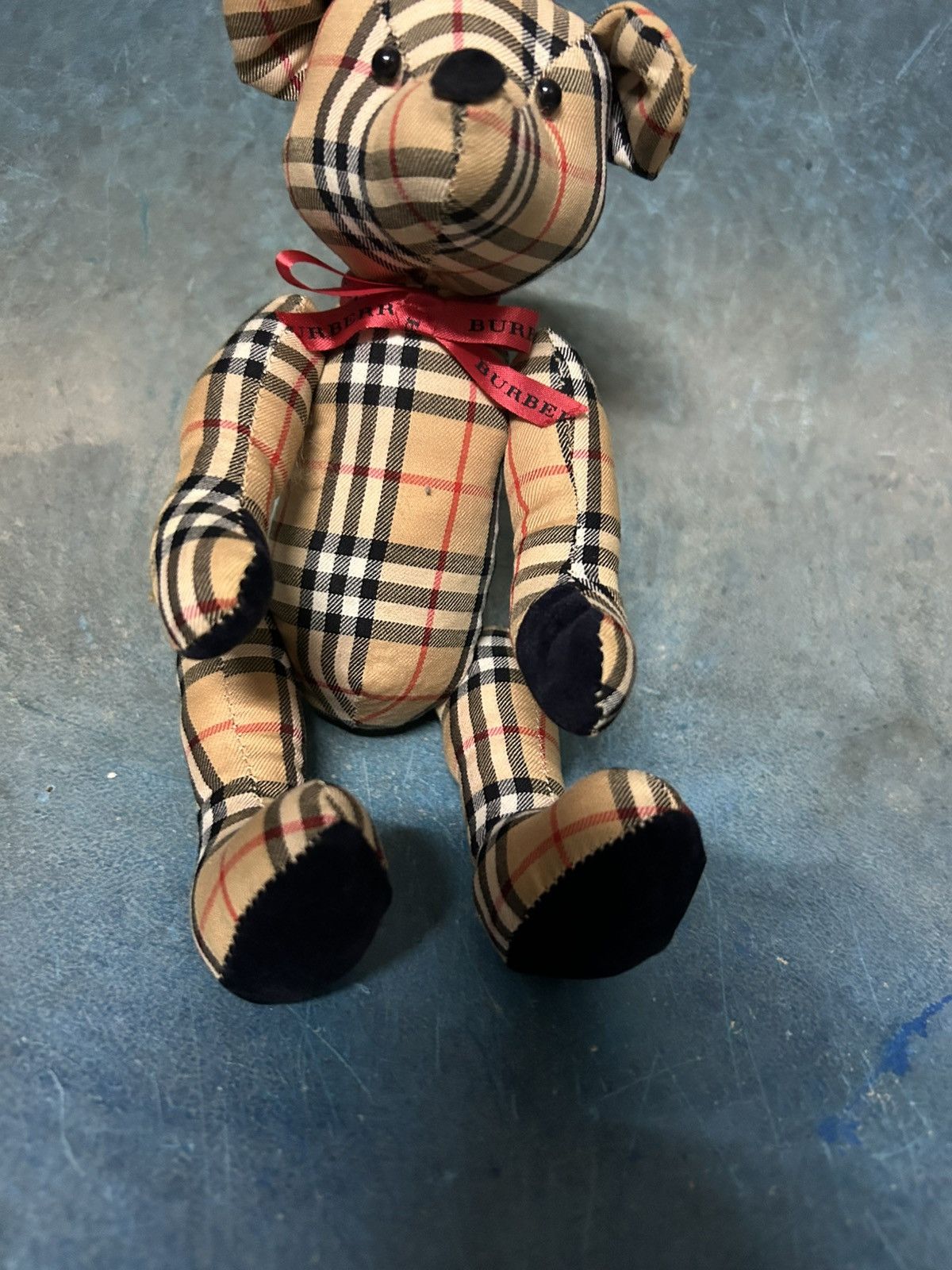 Burberry Y2K London Thomas Bear Nova Check Plush Size ONE SIZE - 9 Thumbnail