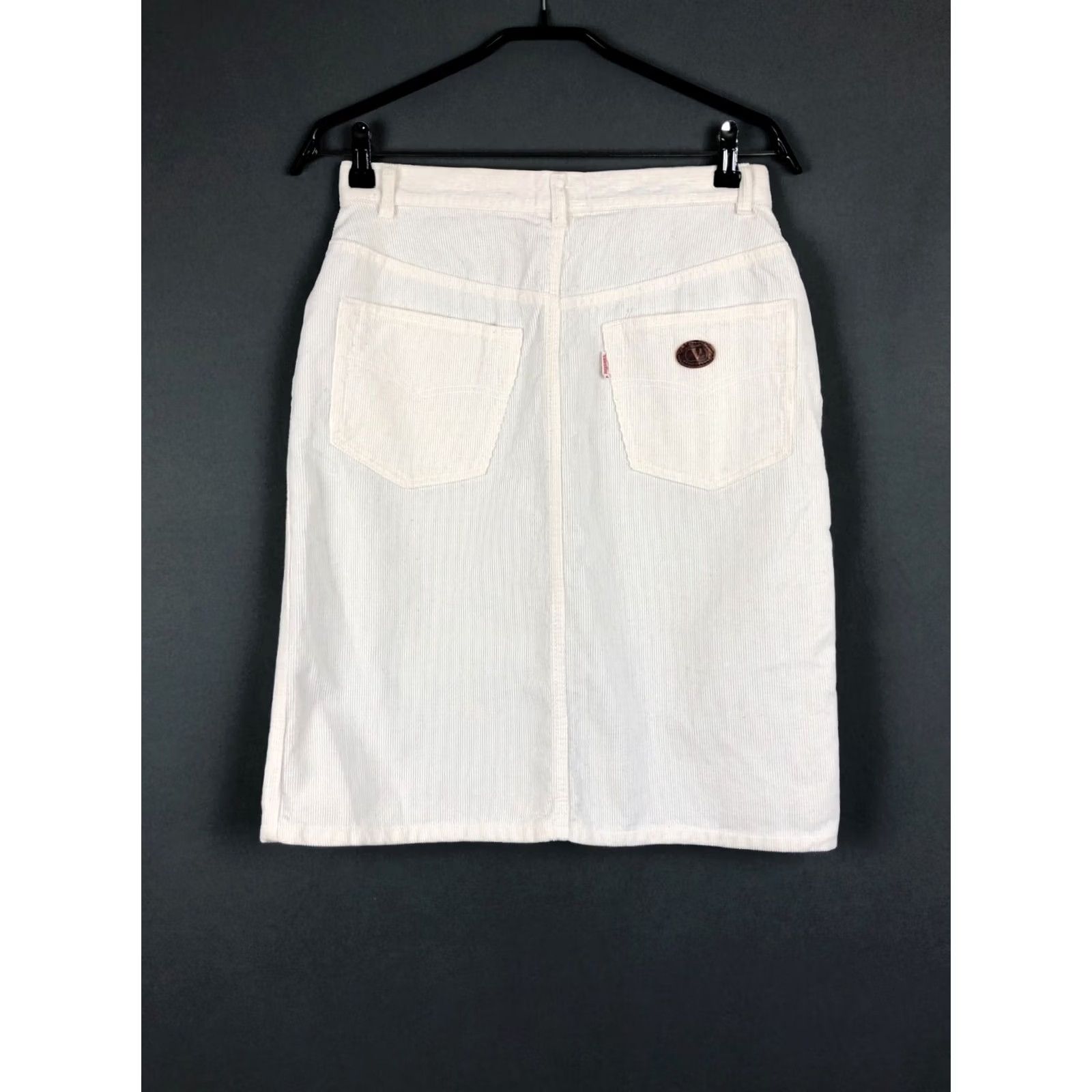 Valentino Valentino Skirt Womens 31 White Jeans Cotton Women Size Size 24" / US 00 / IT 34 - 3 Thumbnail