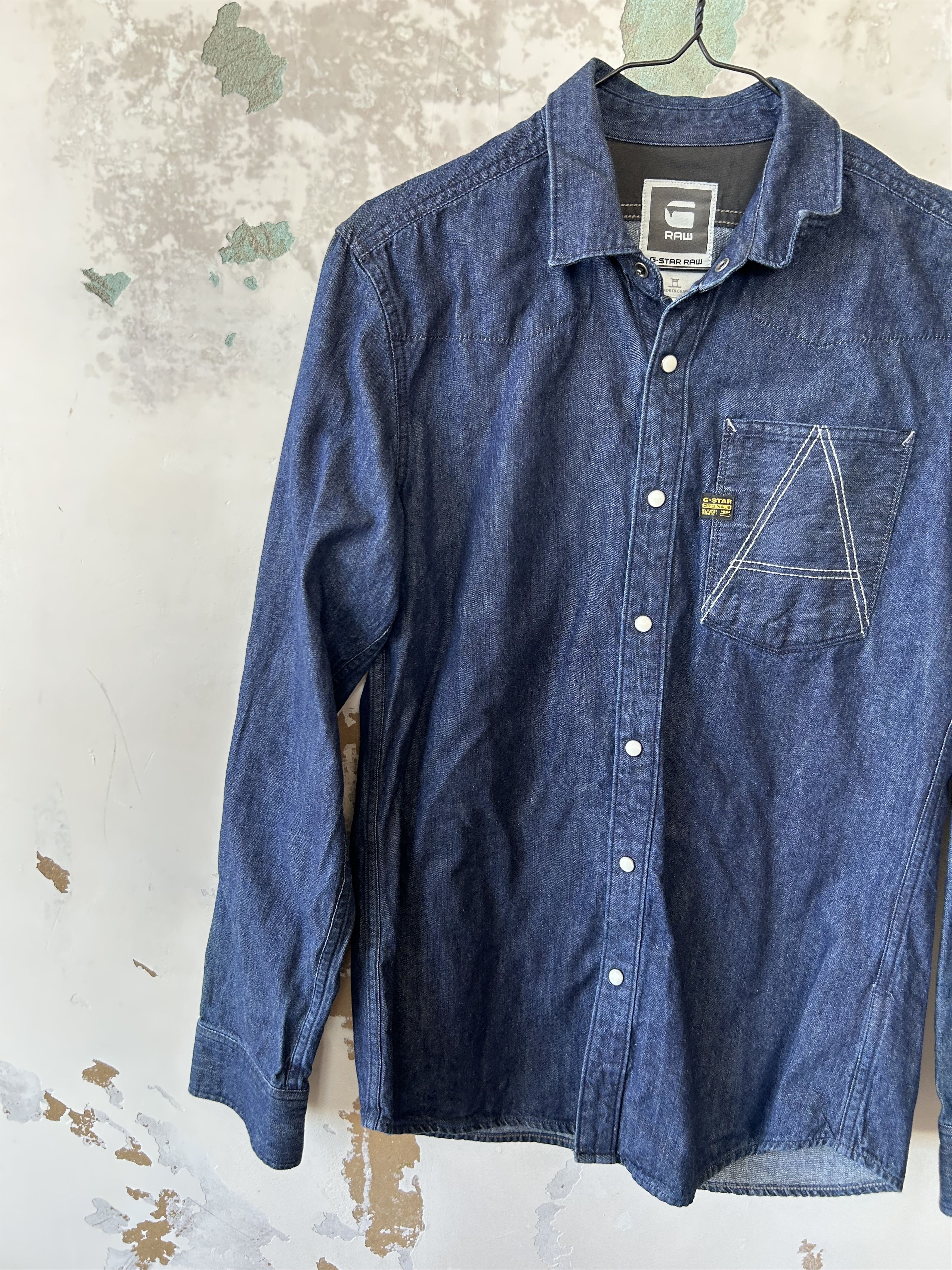 G-Star G-Star Raw Denim Shirt Blue Western Size US M / EU 48-50 / 2 - 3 Thumbnail