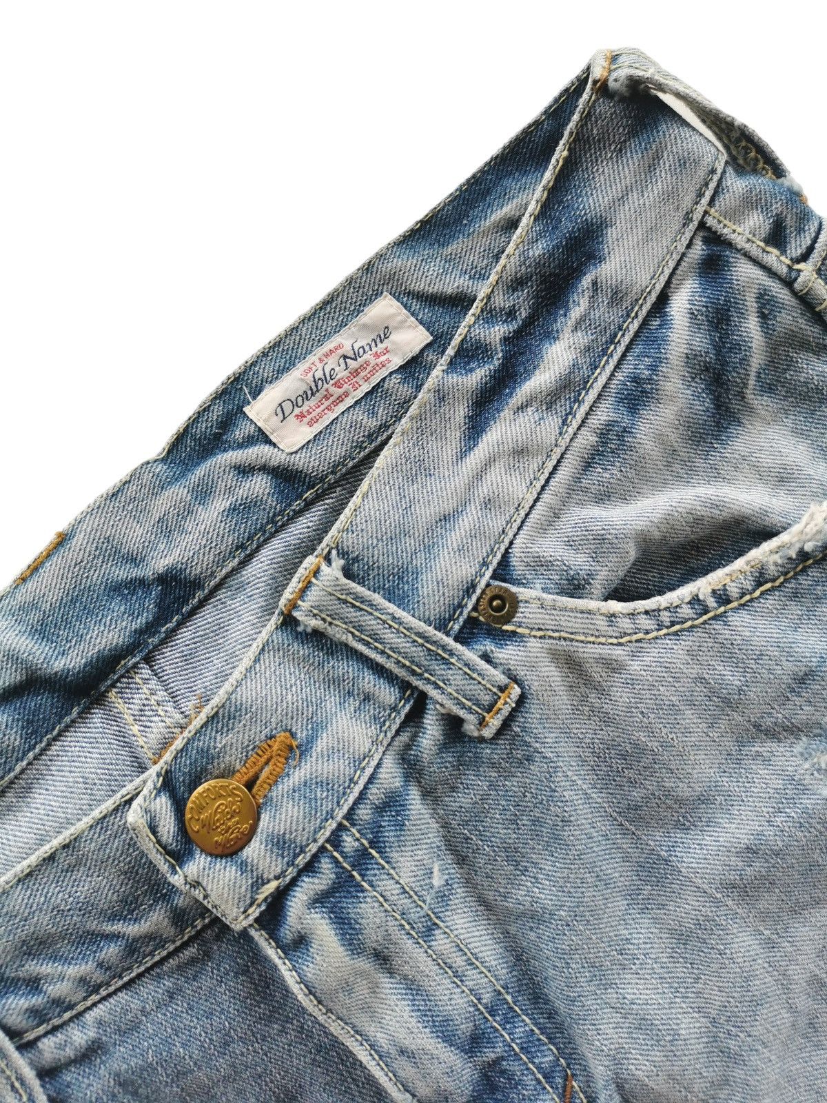 Japanese Brand Double Name Jeans Size US 31 - 4 Thumbnail