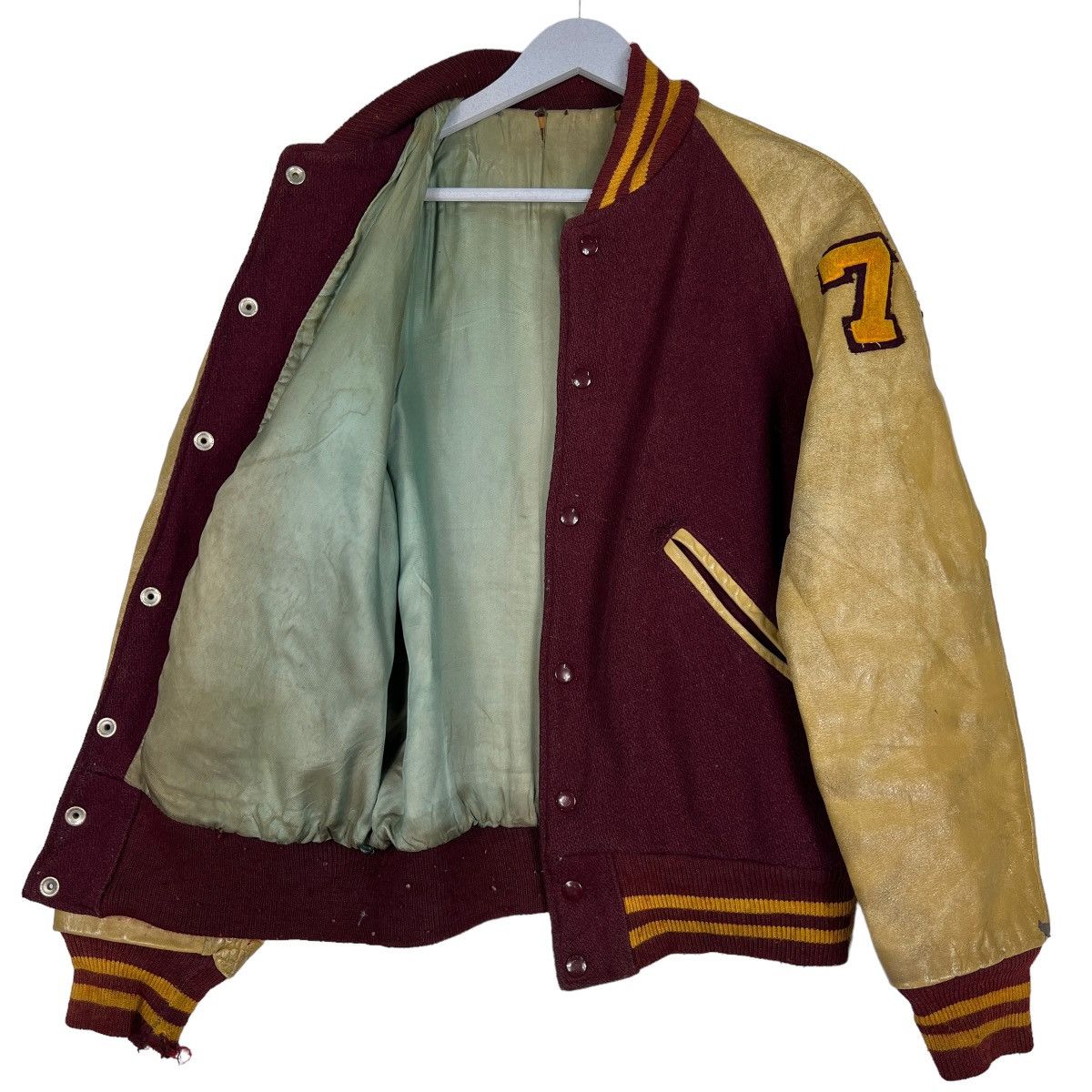 Other 🔥 50s VINTAGE VARSITY STADIUM JACKET Size US M / EU 48-50 / 2 - 9 Thumbnail