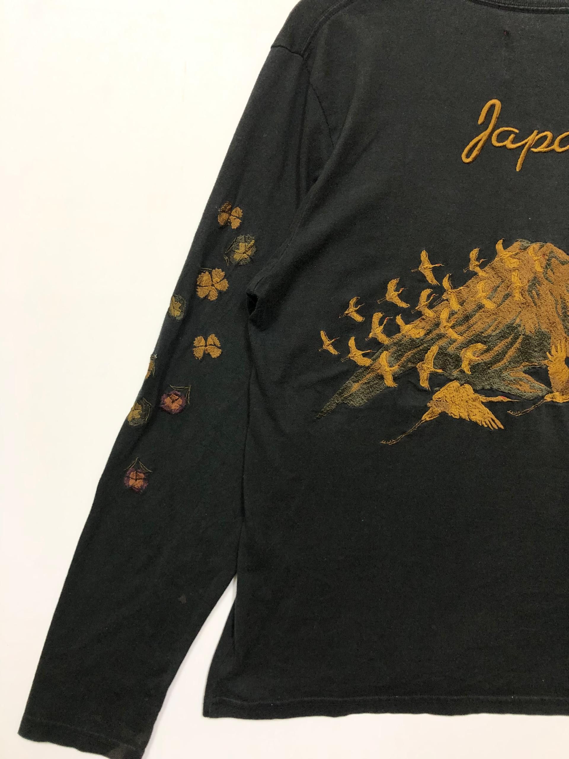 Japanese Brand HUSTON JAPAN EMBROIDED Size US L / EU 52-54 / 3 - 5 Thumbnail