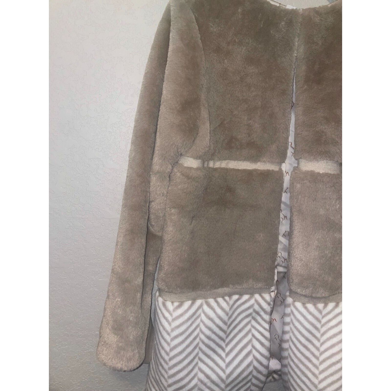 Other Womens Olympiah Coat Selle Two-Tone Fur Jacket Beige Small Size S / US 4 / IT 40 - 5 Thumbnail