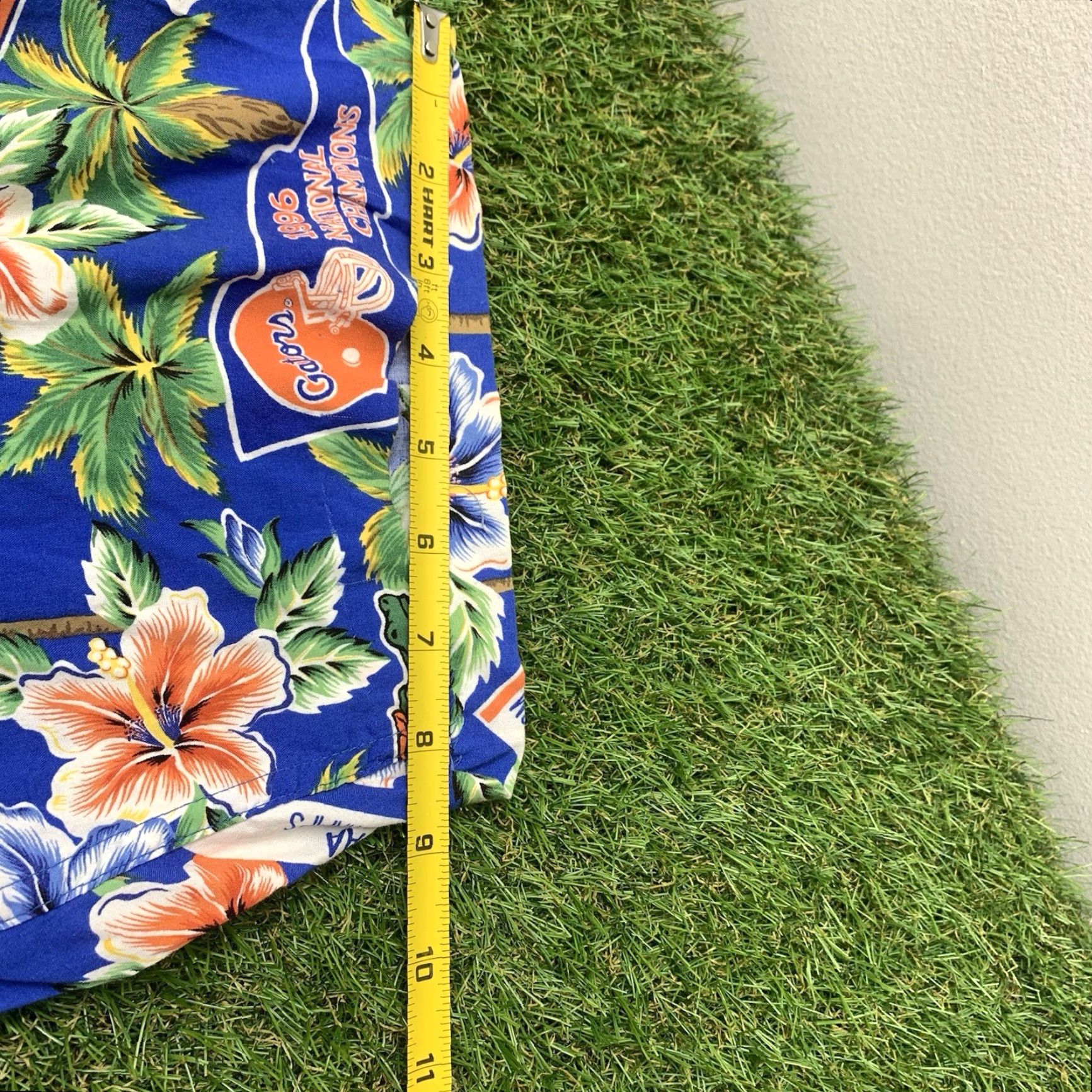 Reyn Spooner Vintage Reyn Spooner Men's Hawaiian Shirt 2XL Short Sleeve Button-Up Blue Floral Tropical Size US XXL / EU 58 / 5 - 5 Thumbnail